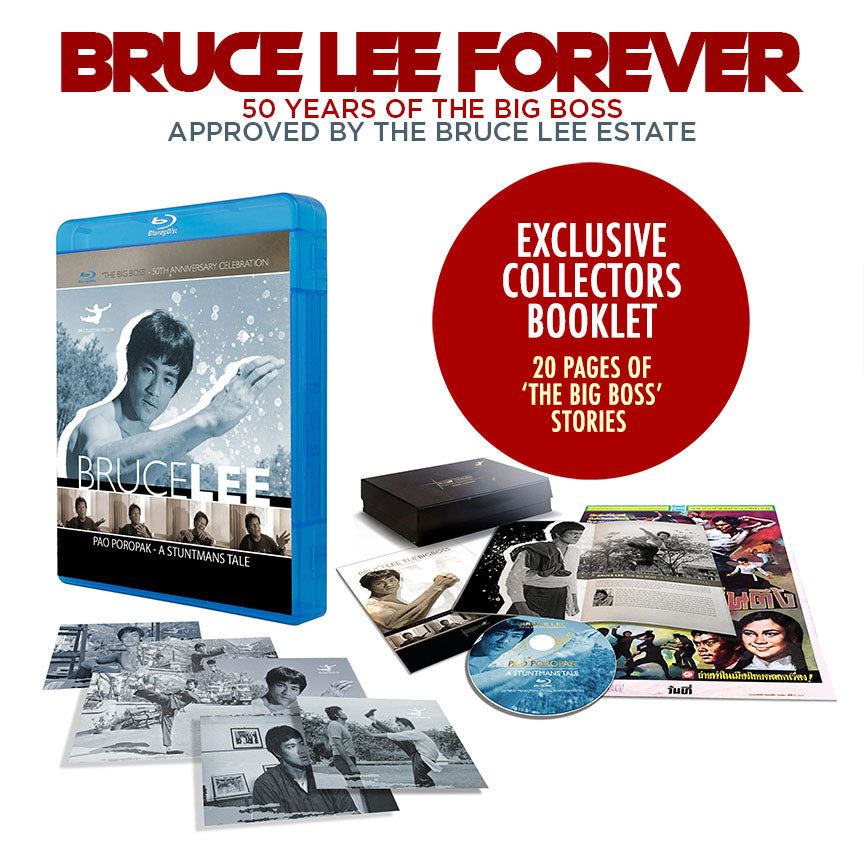Bruce Lee Pao Poropak A Stuntman’s Tale Blu-ray Limited Edition Big Boss Poster