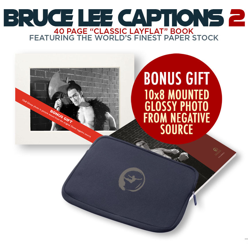 Bruce Lee Captions 2 II Book Classic LayFlat Book lay flat Game of Death