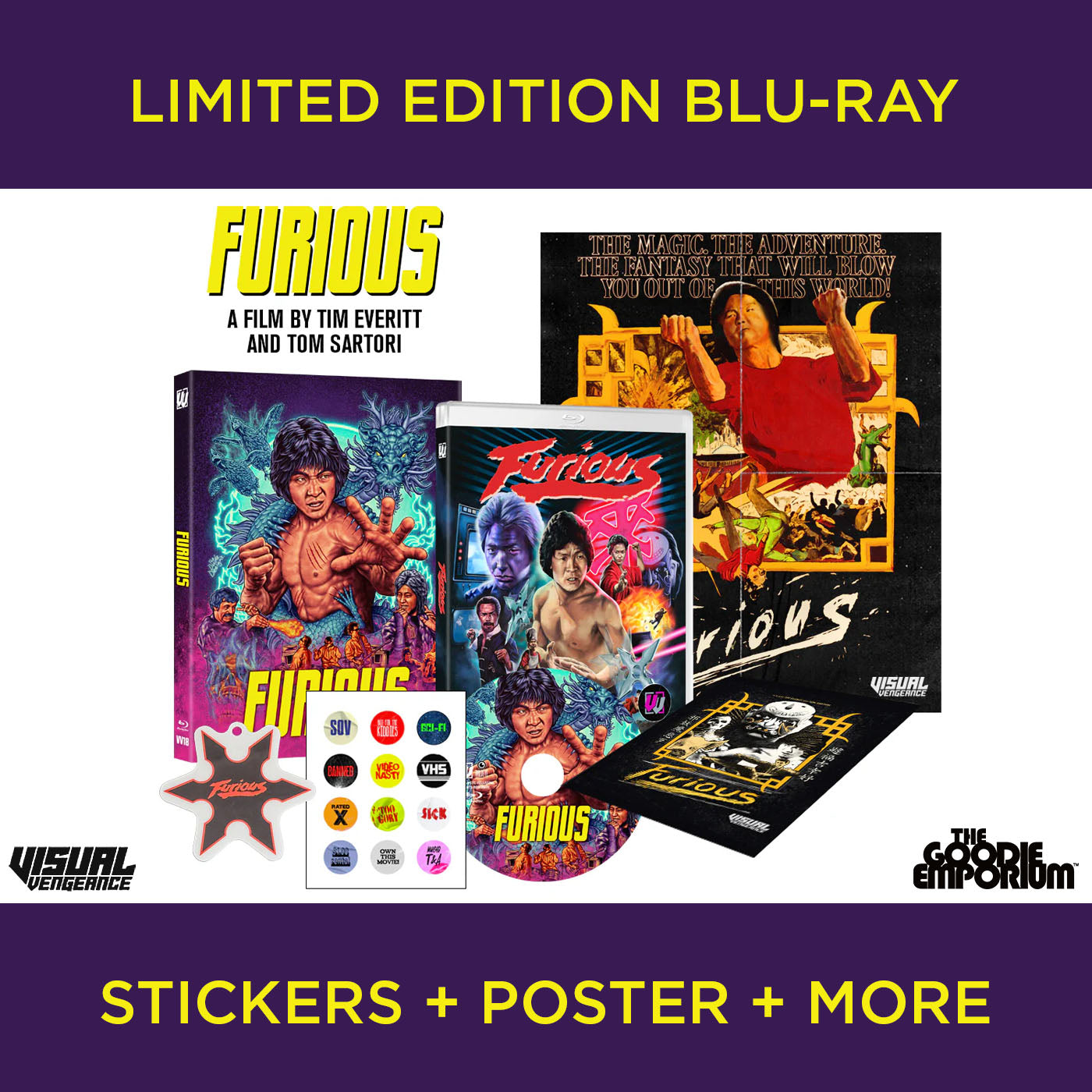 Furious Blu-ray Visual Vengeance 1984 Kung Fu Martial arts Simon Phillip Rhee
