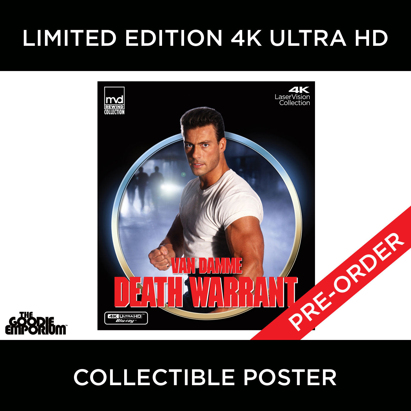 Death Warrant 4K Ultra HD Blu-ray MVD Jean-Claude Van Damme