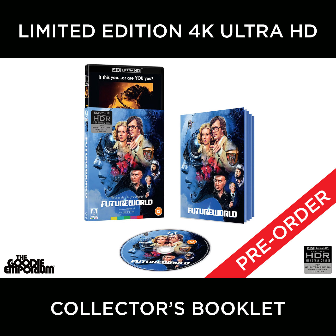 Futureworld Ultra HD Blu-ray 1976 Arrow Future world Peter Fonda