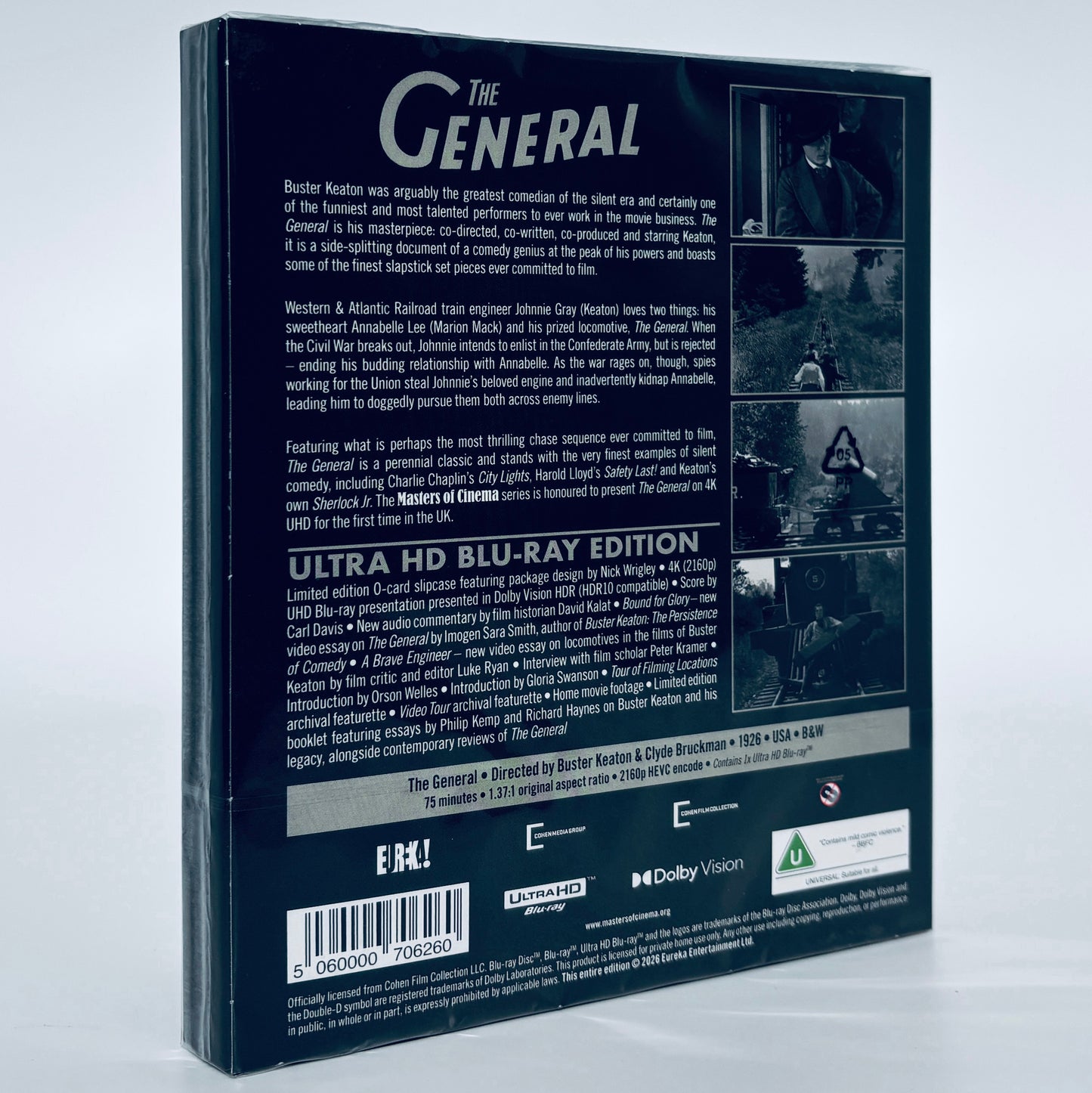 The General 4K Ultra HD 1926 Blu-ray Eureka Buster Keaton
