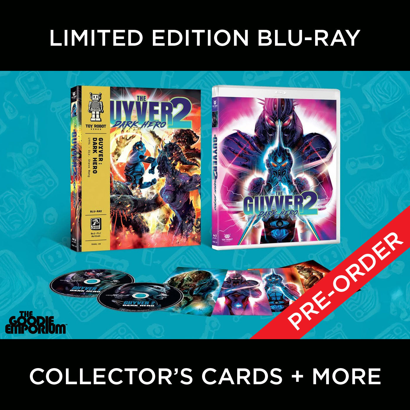 Guyver Dark Hero Blu-ray Toy Robot Video Arrow Guyver II 2 sequel