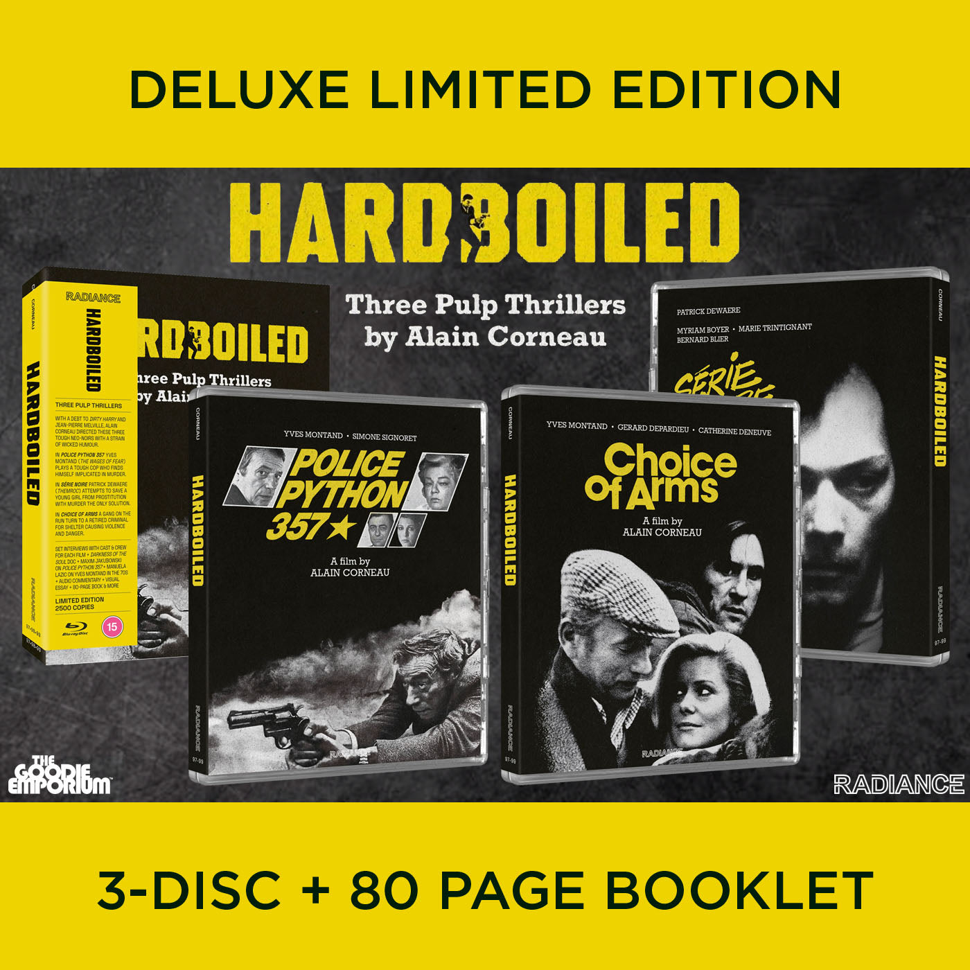 Hardboiled Blu-ray Hard Boiled Radiance Choice of Arms Police Python 357