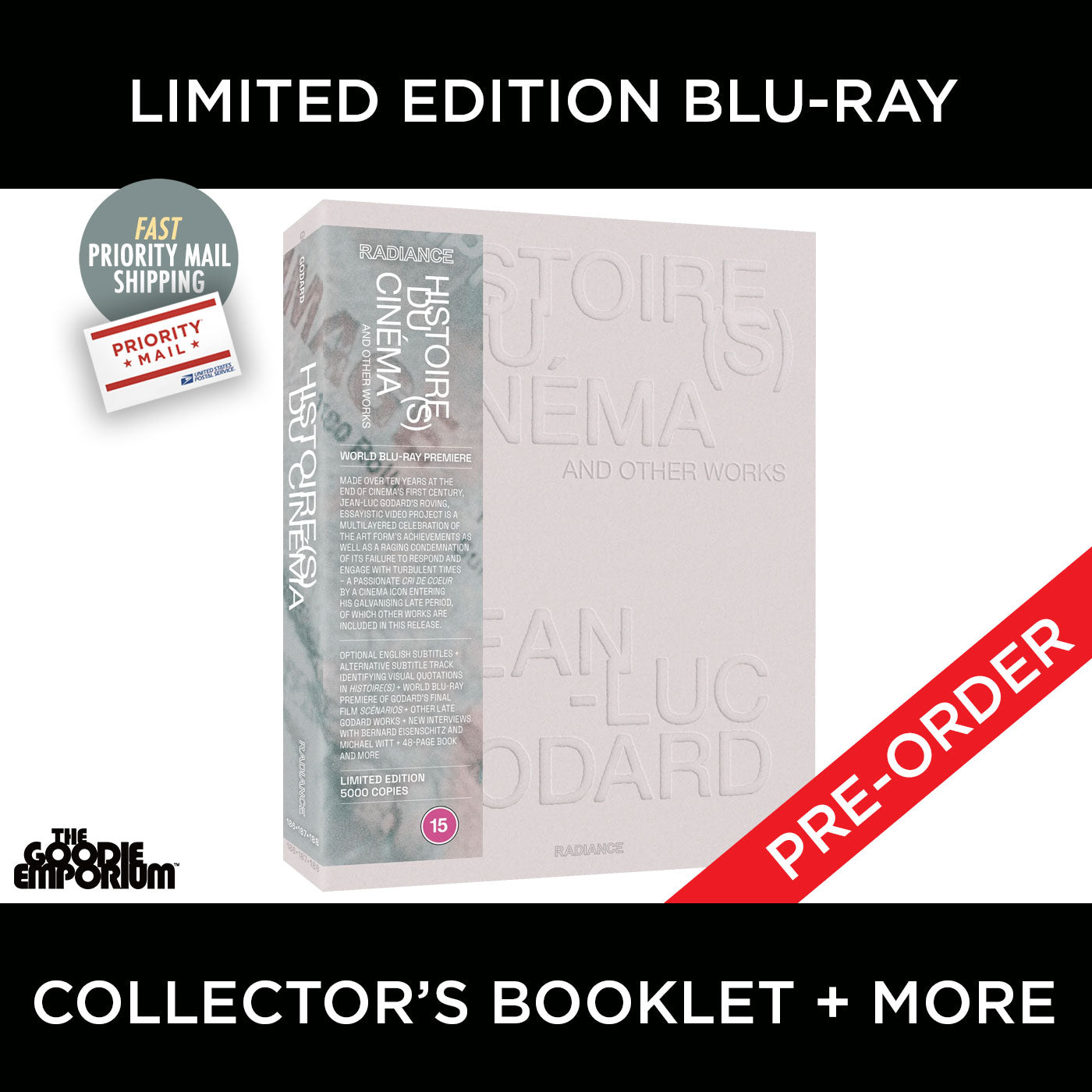 JEAN-LUC GODARD Blu-ray ボックスセット Amazon.com: Jean-Luc Godard