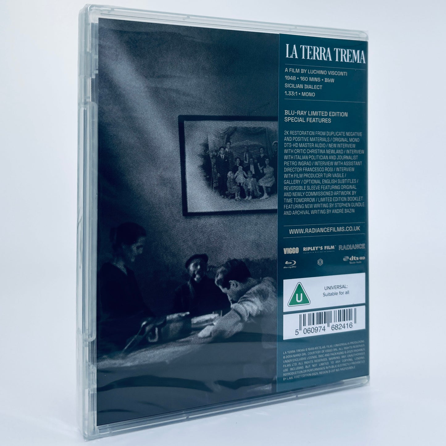 La Terra Trema Blu-ray Radiance Luchino Visconti 1948