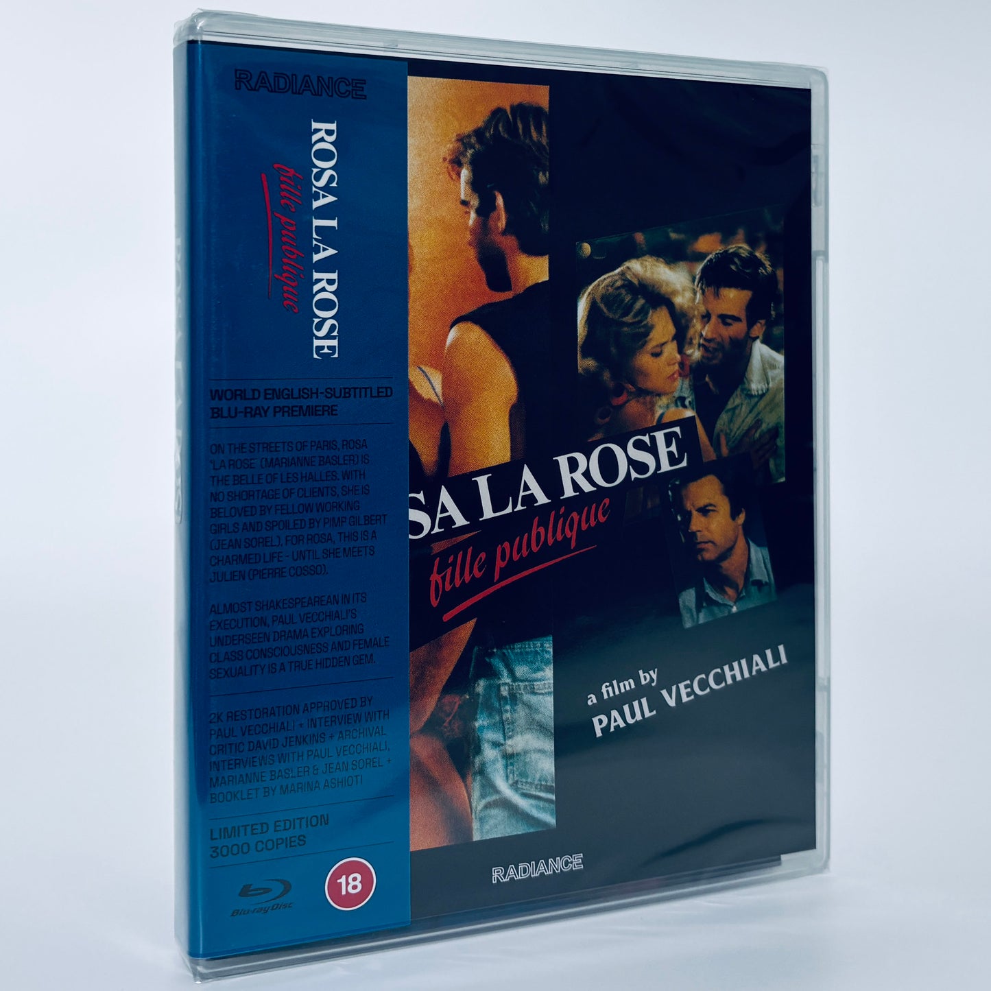 Rosa la rose fille publique Blu-ray Radiance Pierre Cosso Marianne Basler