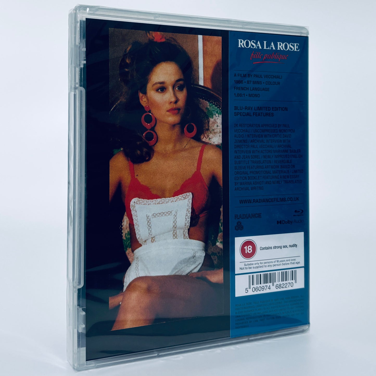 Rosa la rose fille publique Blu-ray Radiance Pierre Cosso Marianne Basler