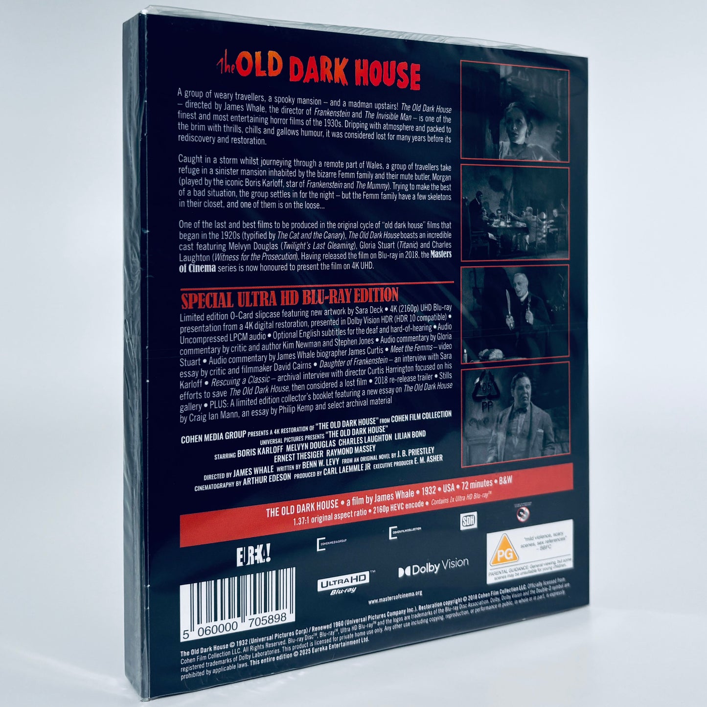 The Old Dark House 4K Ultra HD UHD 1932 Eureka James Whale Boris Karloff
