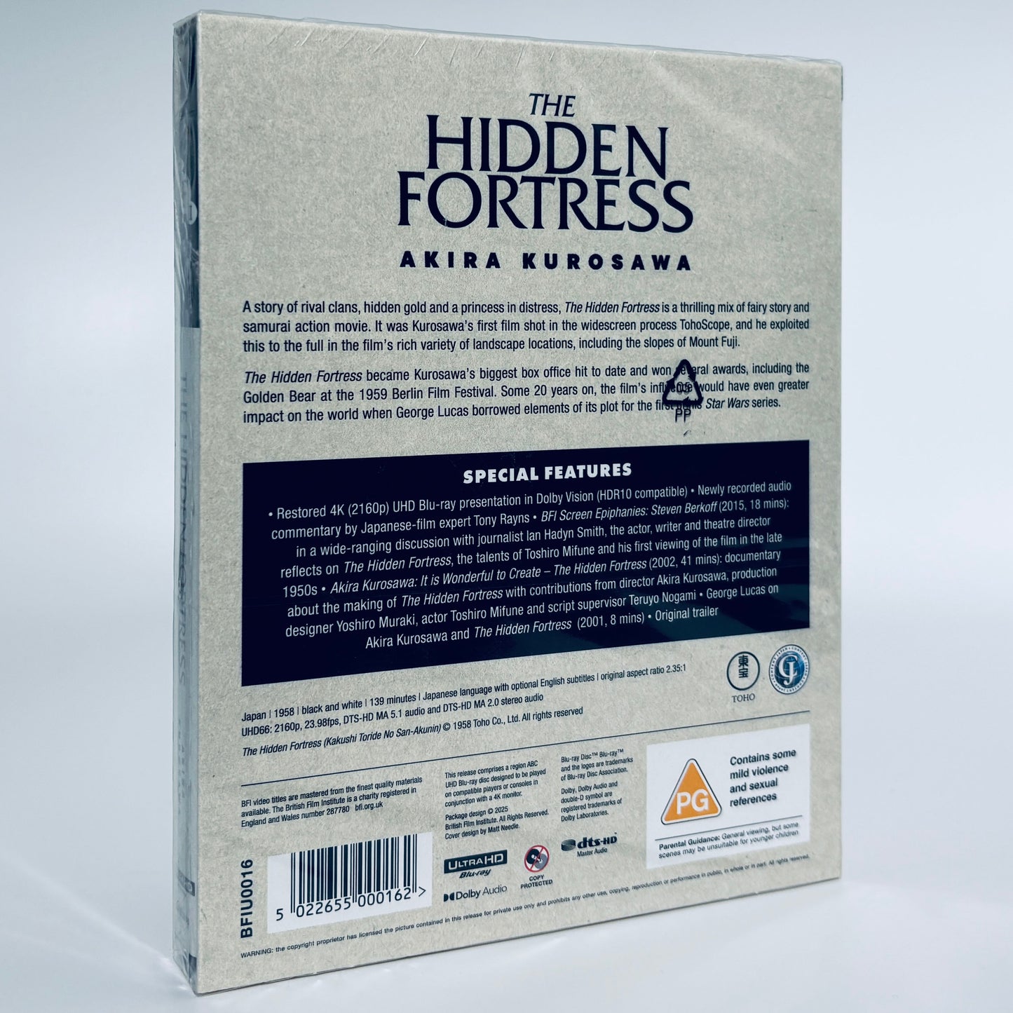 The Hidden Fortress 4K Ultra HD Blu-ray Akira Kurosawa BFI Toshiro Mifune