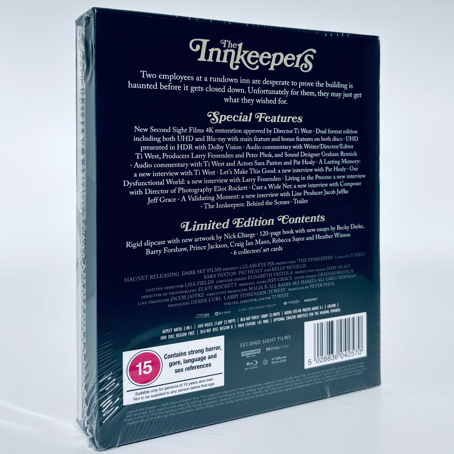 The Innkeepers 4K Ultra HD Inn keepers Blu-ray Second Sight Ti West