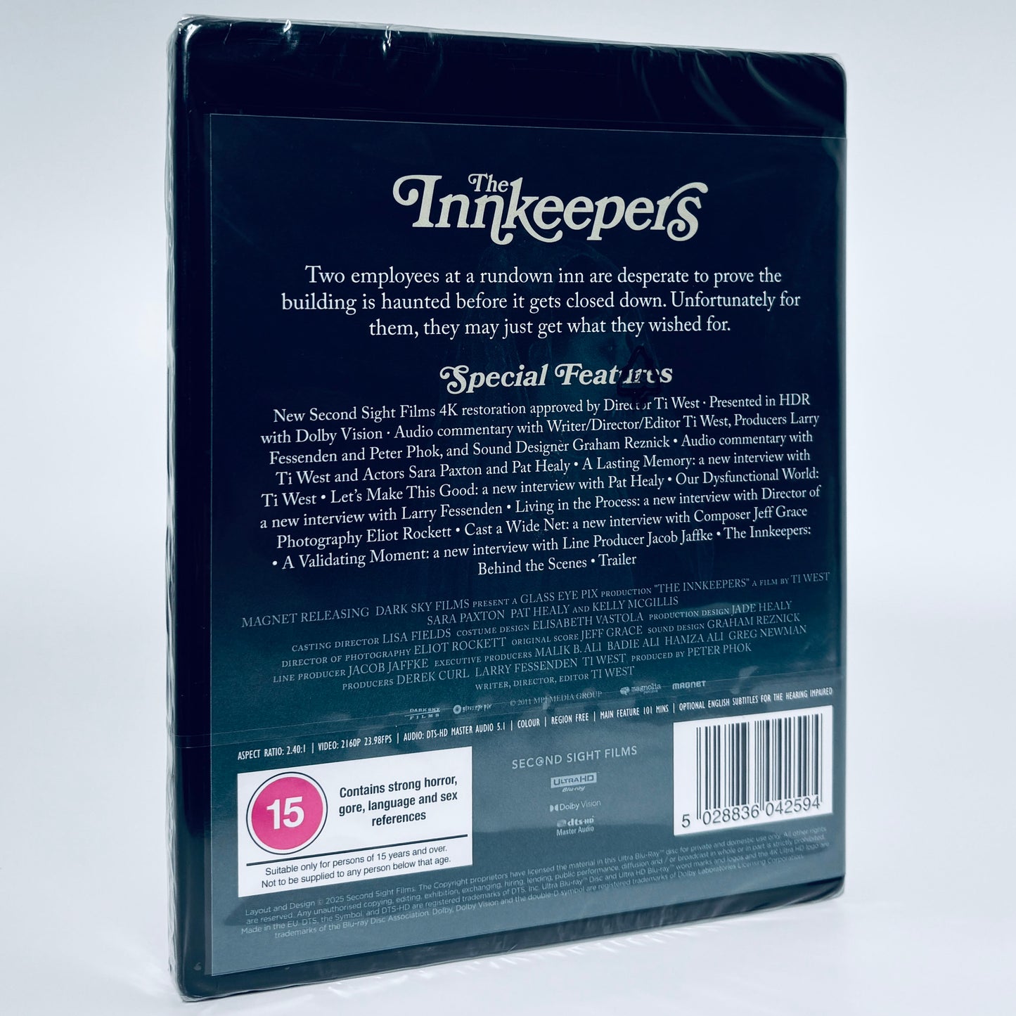 The Innkeepers 4K Ultra HD Inn keepers Blu-ray Second Sight Ti West Standard