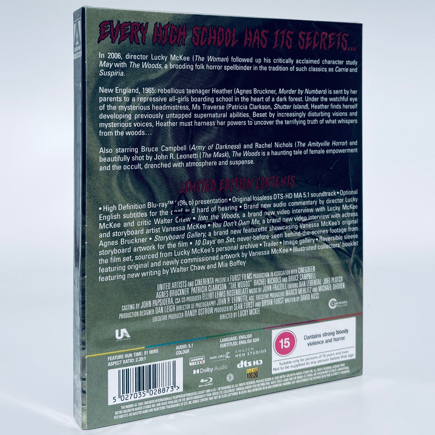 The Woods Blu-ray 2006 Arrow Films Lucky McKee Bruce Campbell