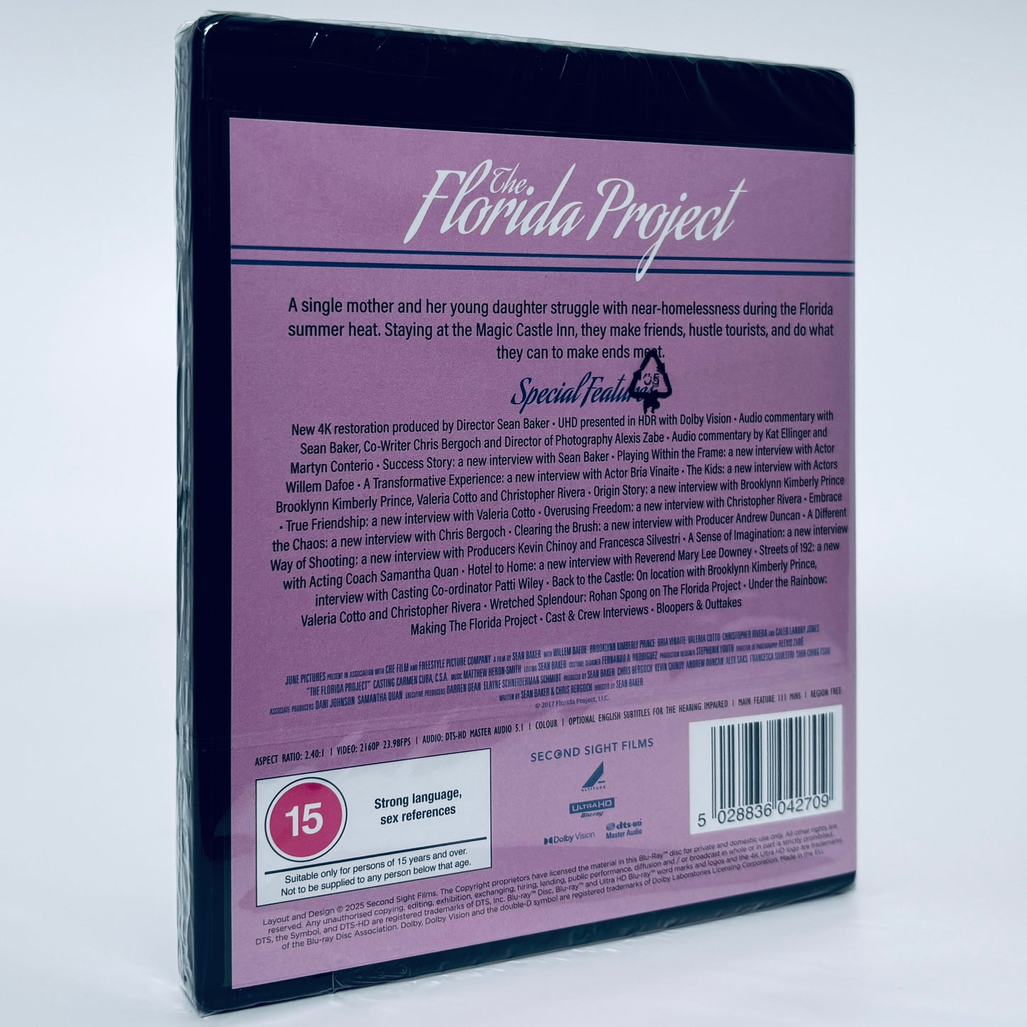 The Florida Project 4K Ultra HD 2017 Blu-ray UHD Willem Dafoe Sean Baker