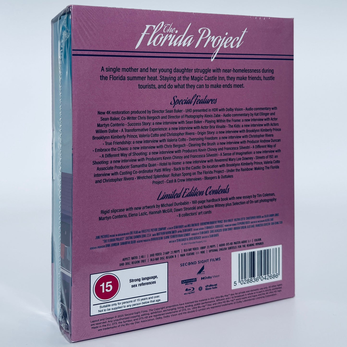 The Florida Project 4K Ultra HD 2017 Blu-ray UHD Willem Dafoe Sean Baker Limited