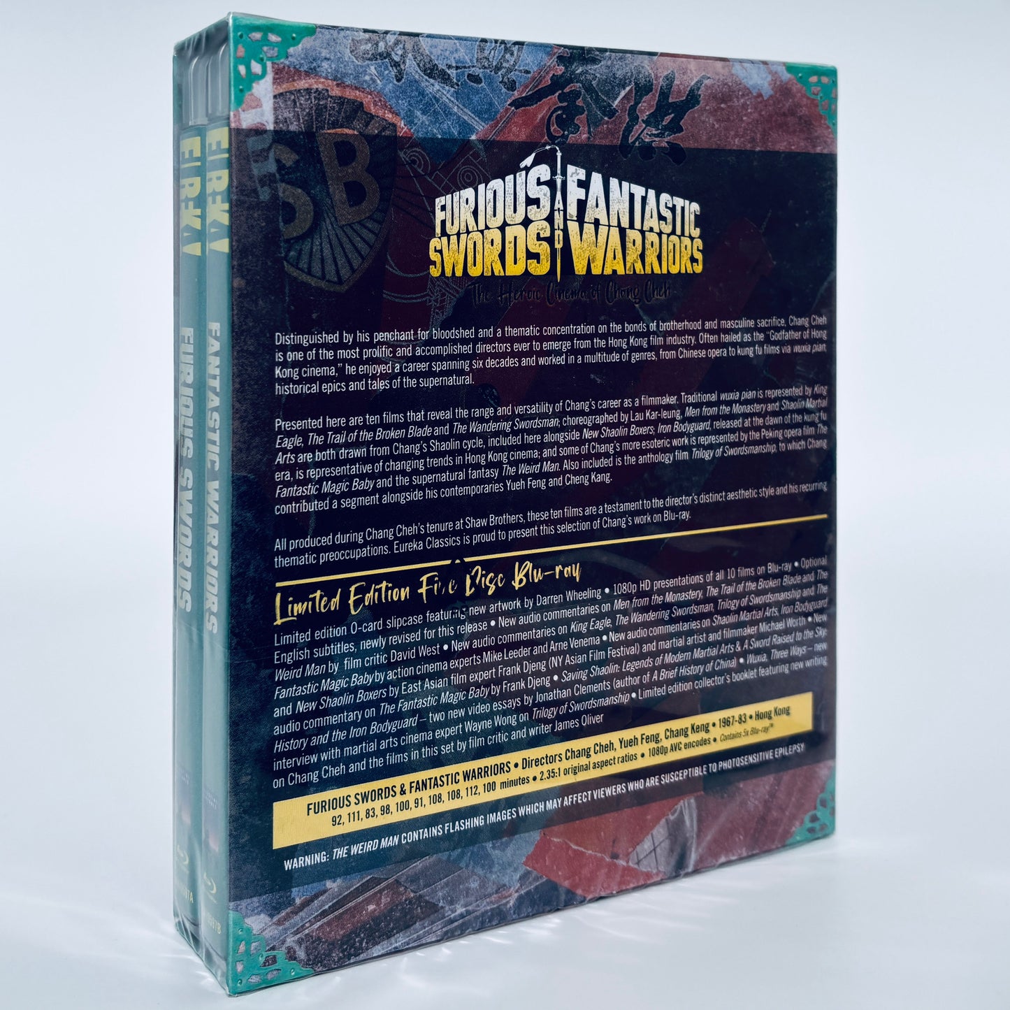 Furious Swords and Fantastic Warriors Blu-ray Eureka Shaw Chang Cheh Brothers