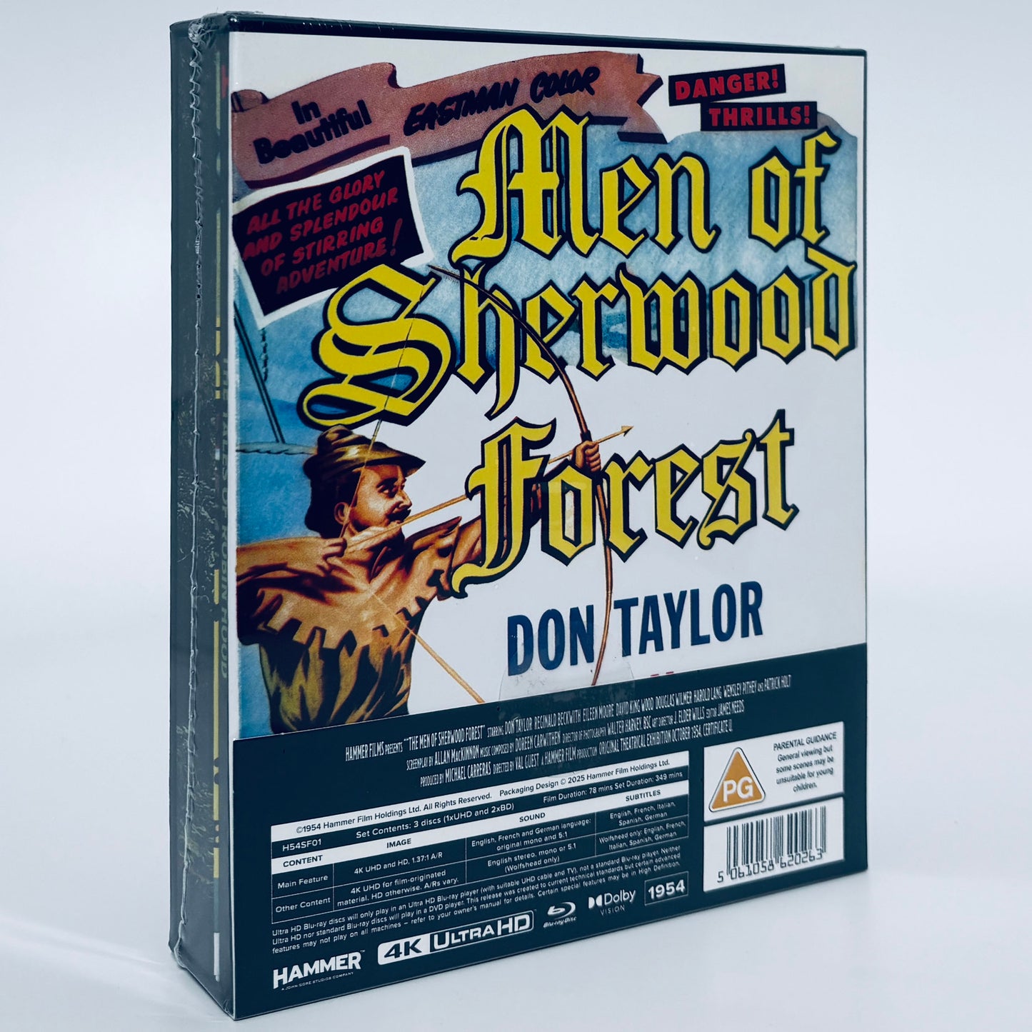 Men of Sherwood Forest 4K Ultra HD Blu-ray Hammer Films Wolfshead Robin Hood