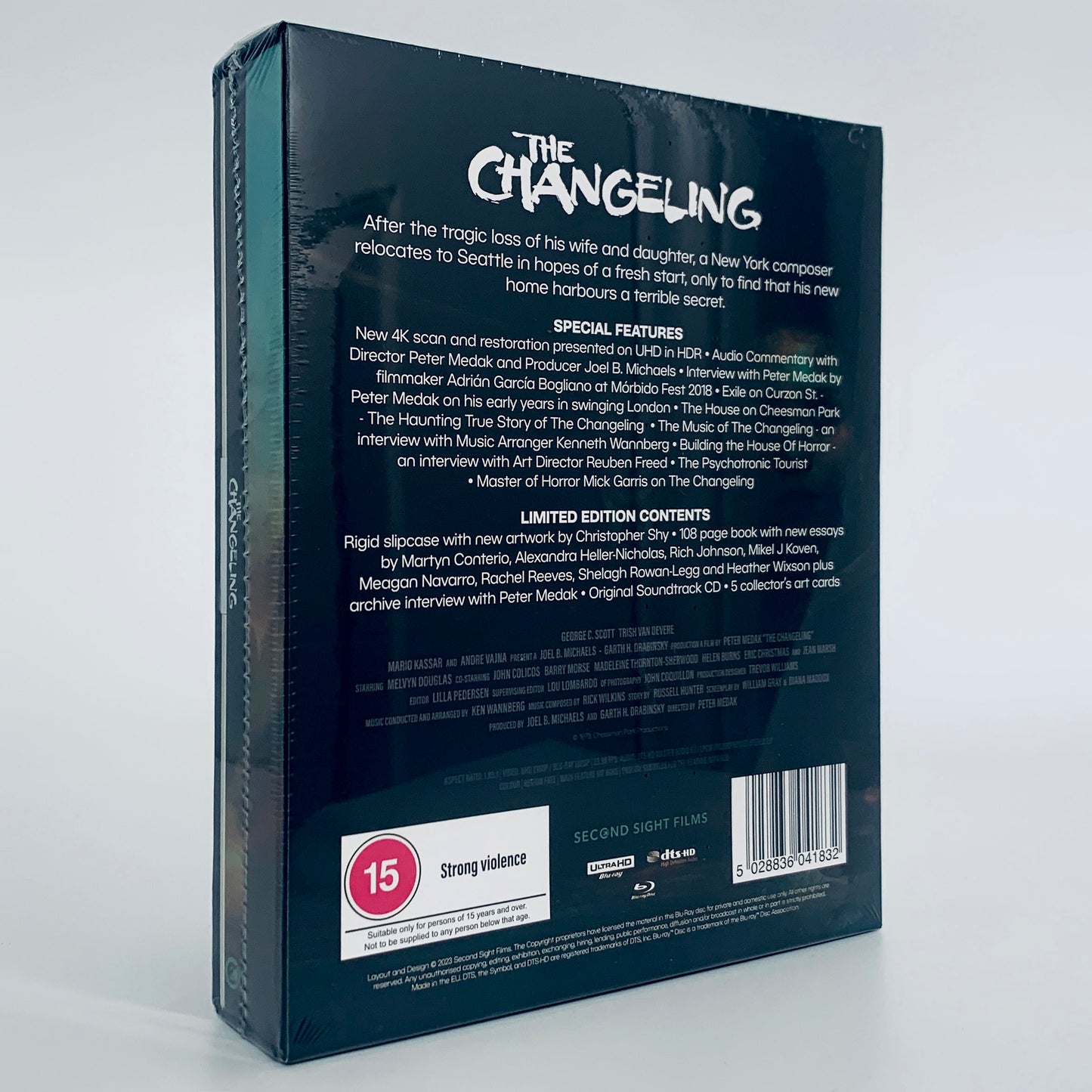 The Changeling 3-Disc 4K Ultra HD Blu-ray Second Sight Soundtrack OS