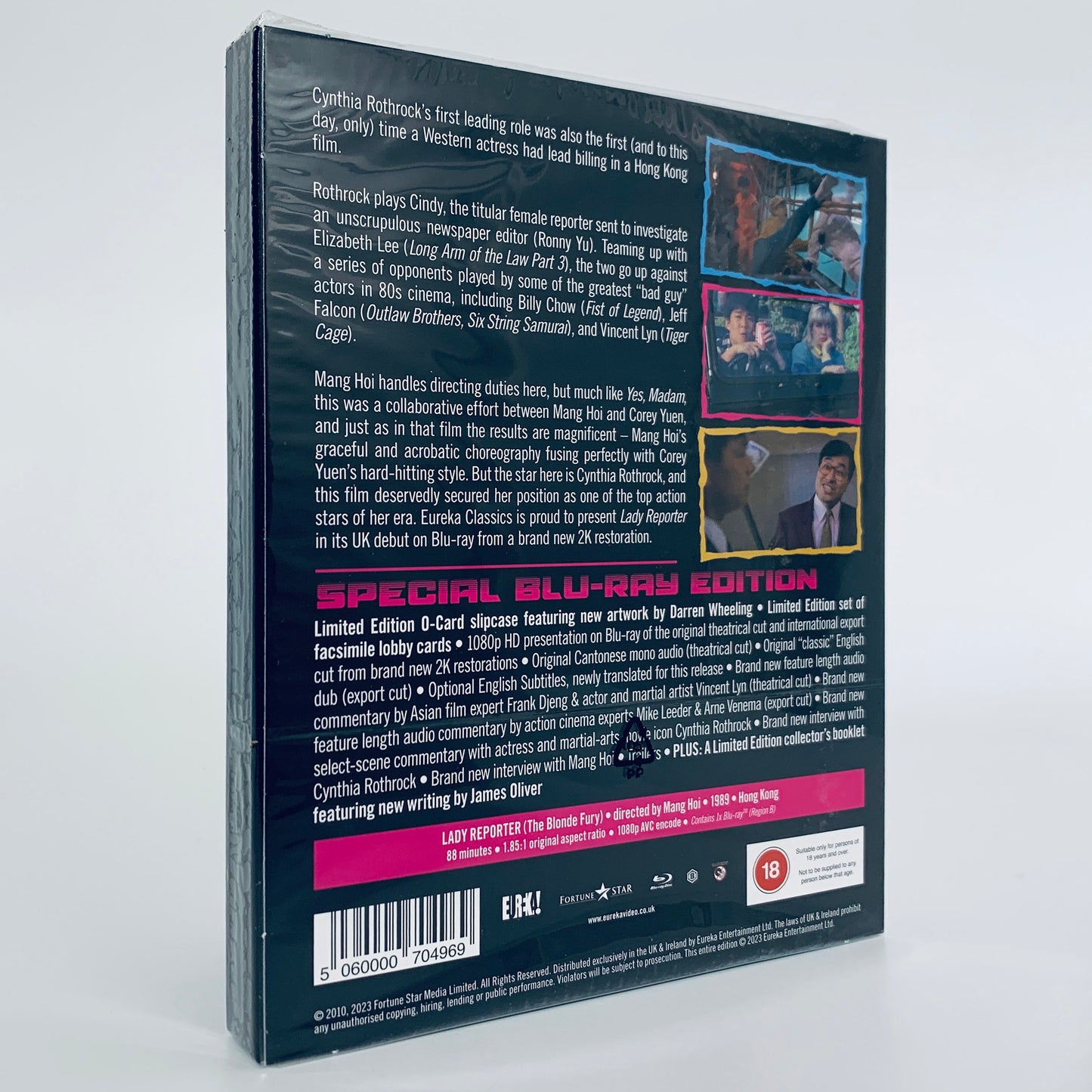 Lady Reporter The Blonde Fury Blu-ray Eureka Cynthia Rothrock