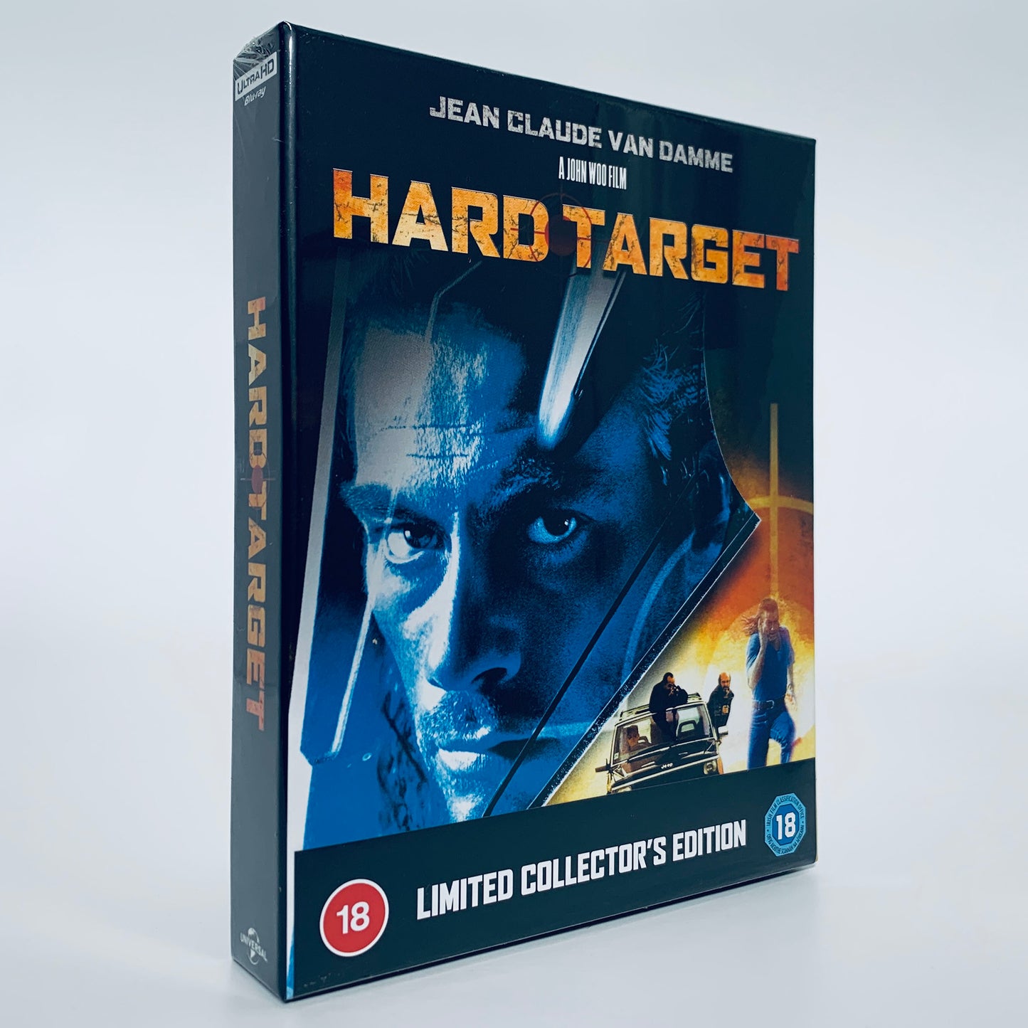 Hard Target Jean-Claude Van Damme Steel Book John Woo 2 II Scott Adkins 4K UHD Blu-ray Steelbook Universal