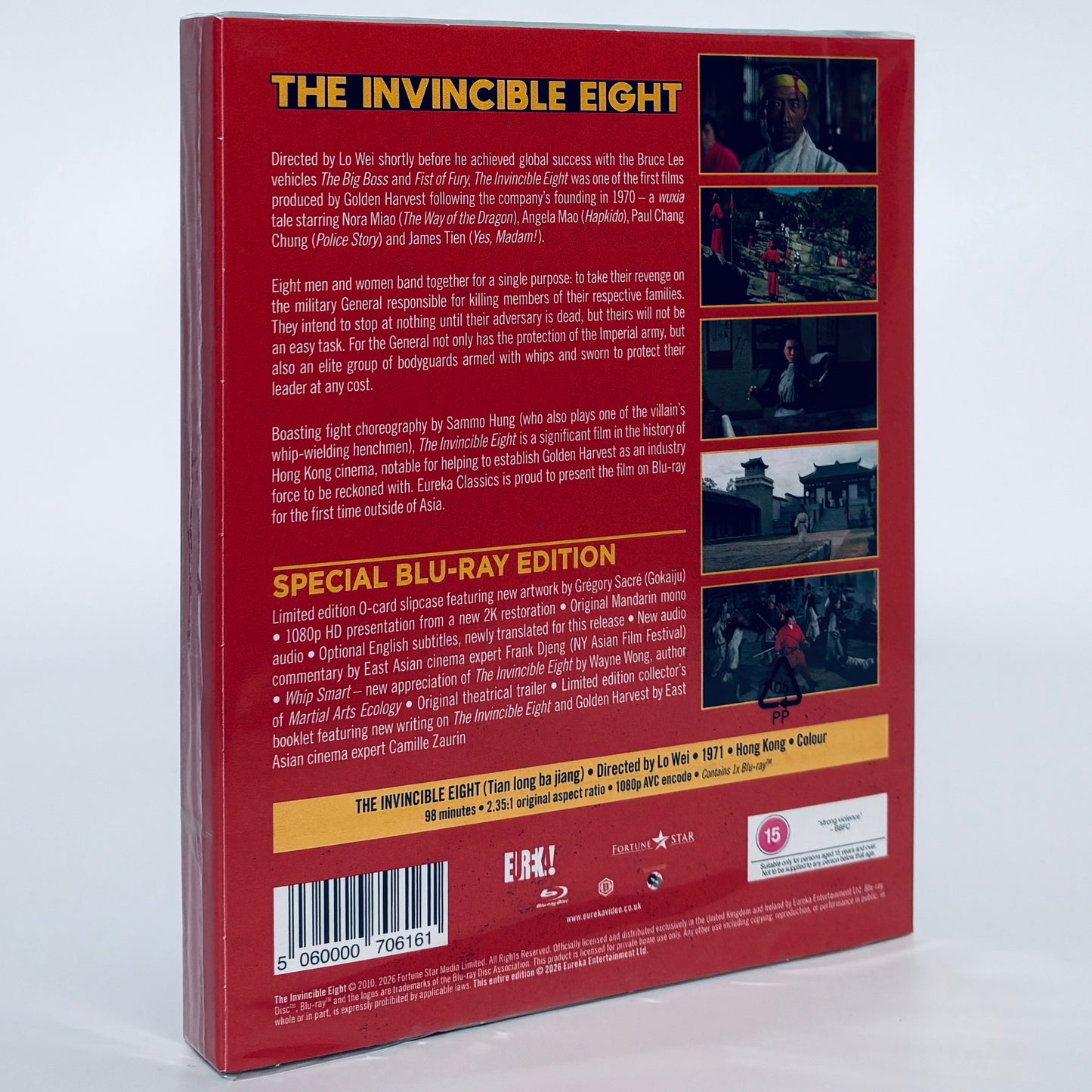 The Invincible Eight Eureka 8 1971 Lo Wei Angela Mao Nora Miao Golden Harvest