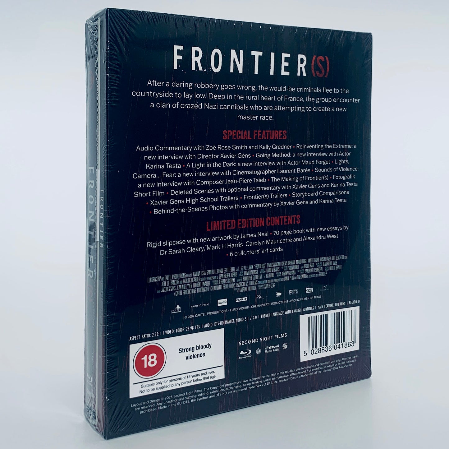 Frontier(s) Frontiers Xavier Gens Limited Edition Blu-ray Region B Second Sight
