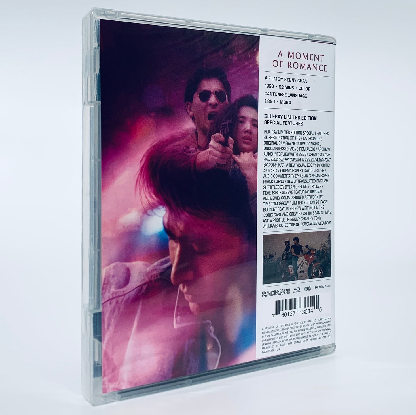 A Moment of Romance Benny Chan Andy Lau Limited Edition Blu-ray Radiance
