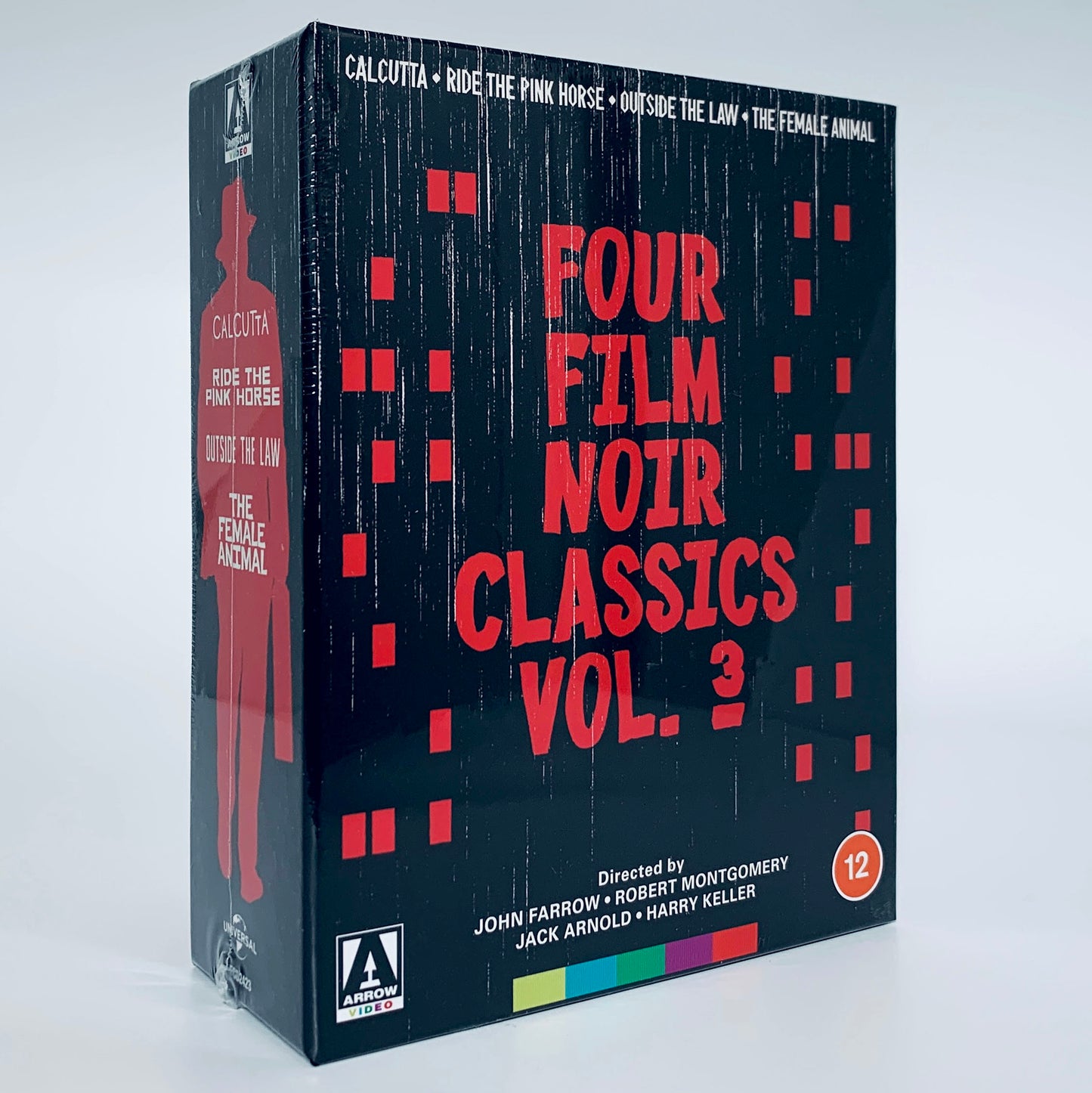 Four Film Noir Classics Vol 3 III Calcutta Ride the Pink Horse Outside the Law Female Animal Blu-ray Arrow