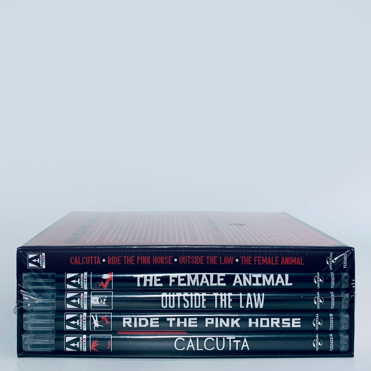 Four Film Noir Classics Vol 3 III Calcutta Ride the Pink Horse Outside the Law Female Animal Blu-ray Arrow