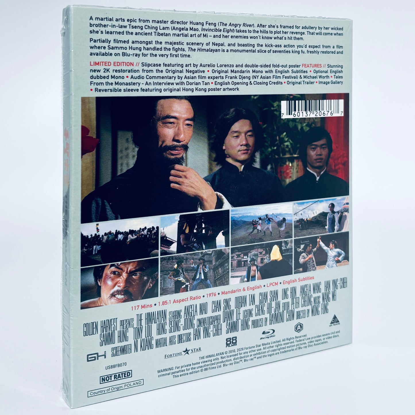 The Himalayan Blu-ray 88 Films 1976 Angela Mao Huang Feng Golden Harvest Dorian Tan Tao-Liang Sammo Hung