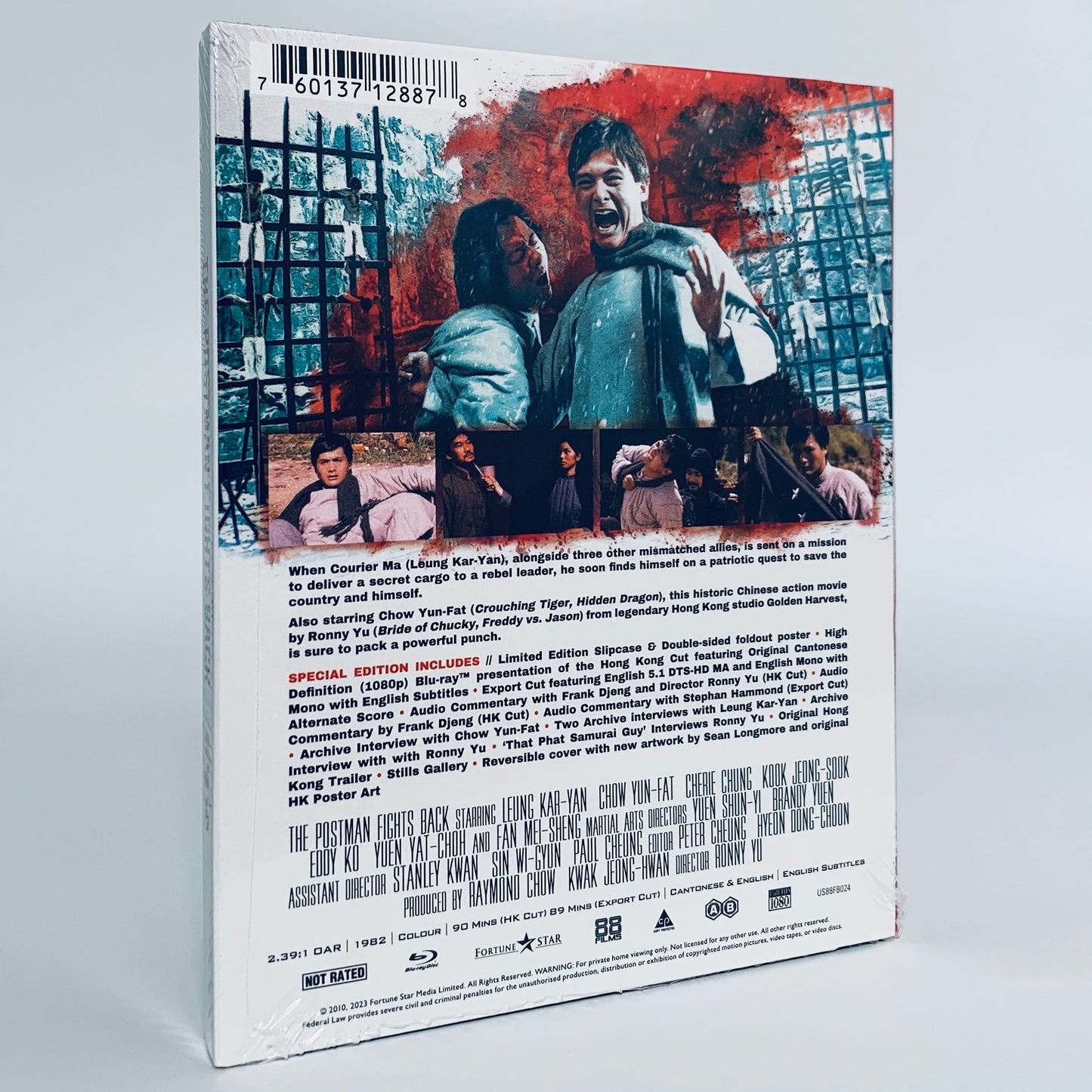 Postman Strikes Back Post Man Chow Yun-fat Beardy Leung Kar-Yan Blu-ray 88 Films US Ronny Yu
