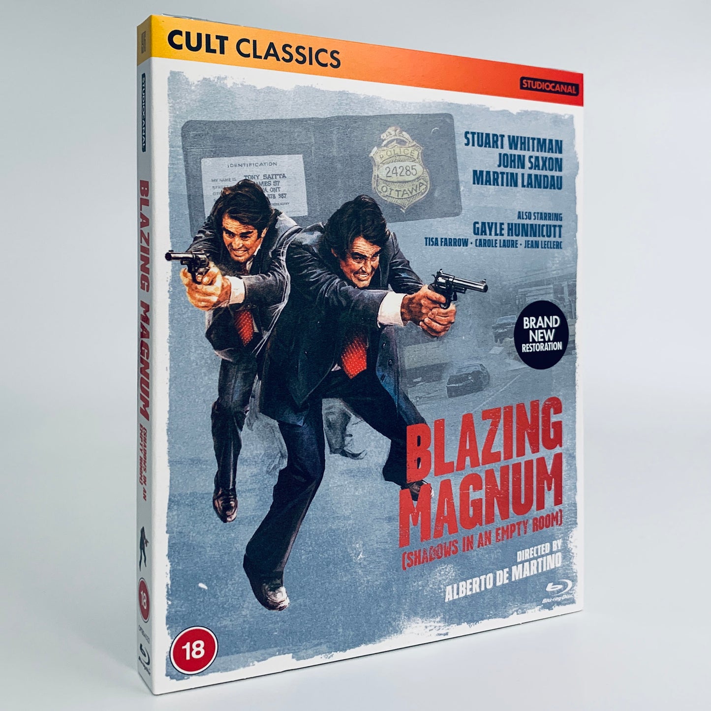 Blazing Magnum Alberto De Martino Region B Blu-ray Studio Canal Strange Shadows in an Empty Room
