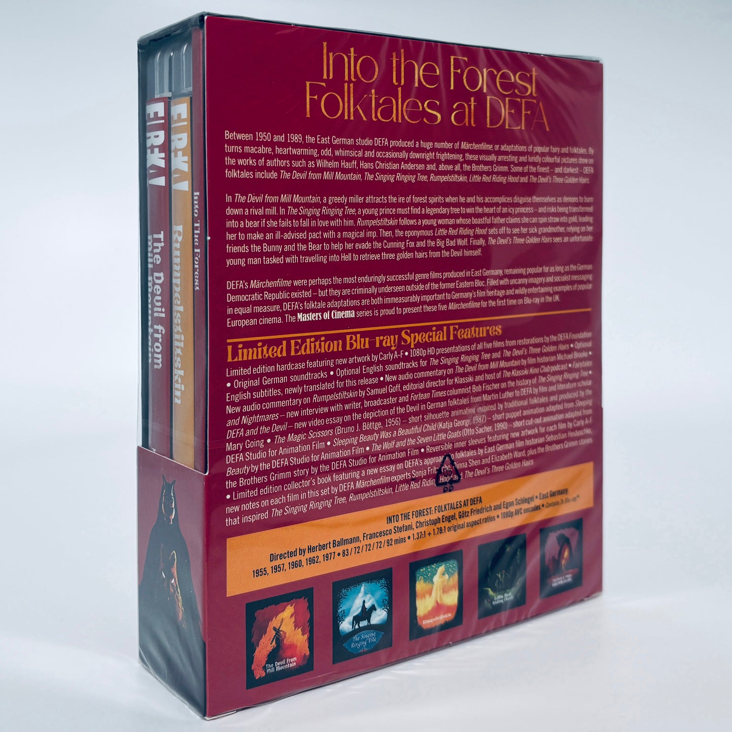 Into the Forest Folktales At DEFA Blu-ray Eureka Devil from Mill Mountain Rumpelstiltskin Singing Ringing Tree