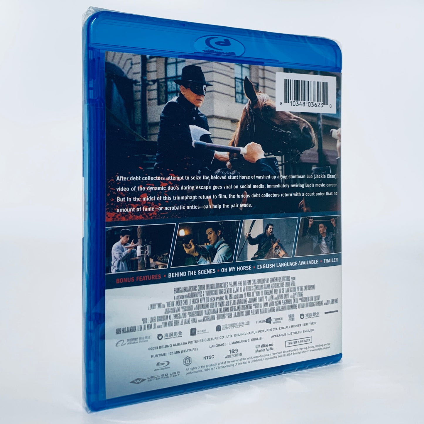 Ride On Jackie Chan Wu Jing Kung Fu Martial Arts Blu-ray Well Go USA