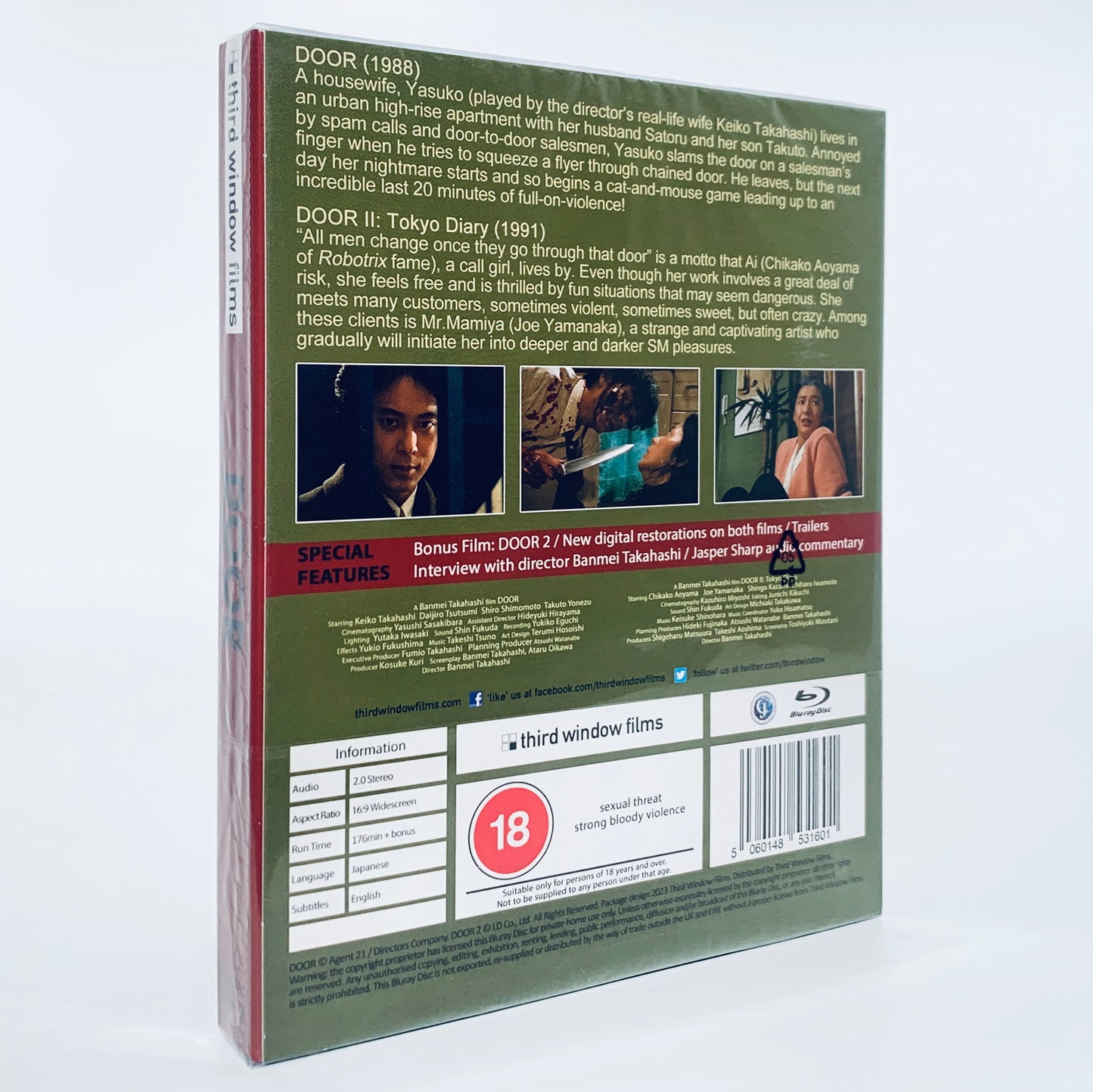 The Door Tokyo Diary 2 Giallo Slasher Banmei Takahashi All Region Blu-ray Third Window Films