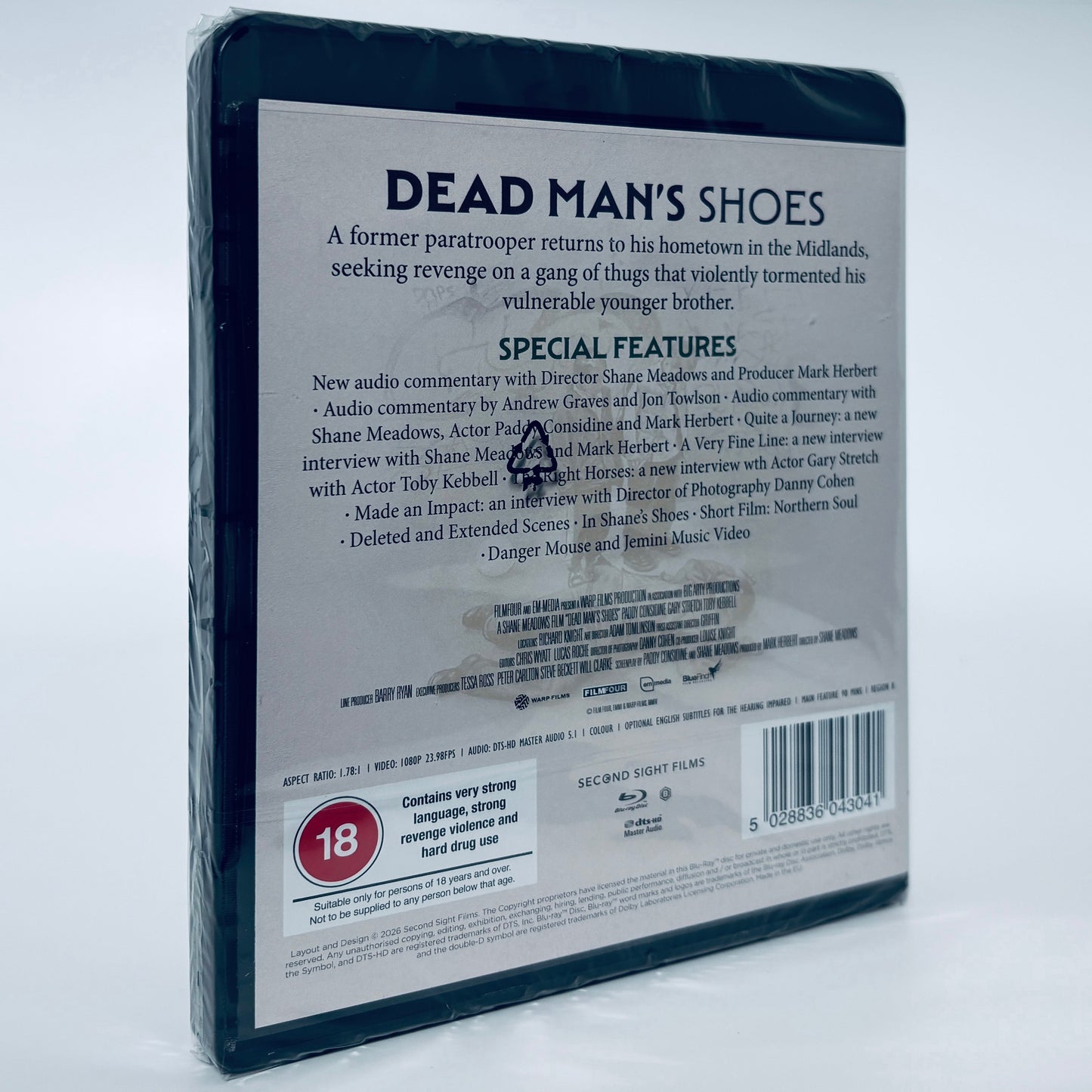 Dead Man's Shoes 2004 Blu-ray Second Sight Mans Shane Meadows Standard
