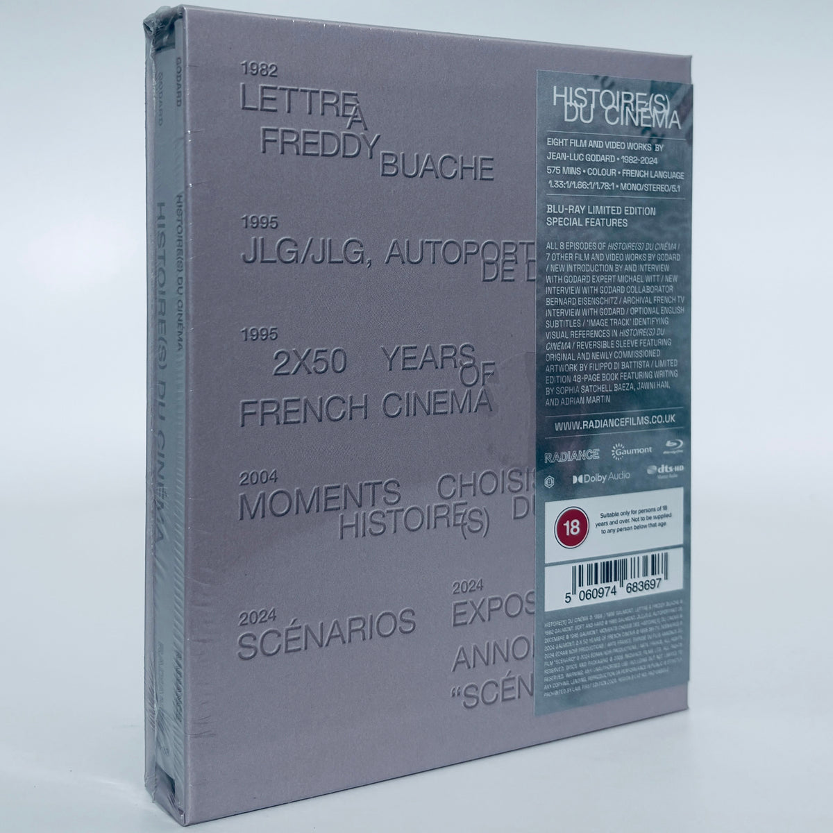 Histoire(s) du cinéma and other works Blu-ray Radiance Jean-Luc Godard History of Cinema and other works
