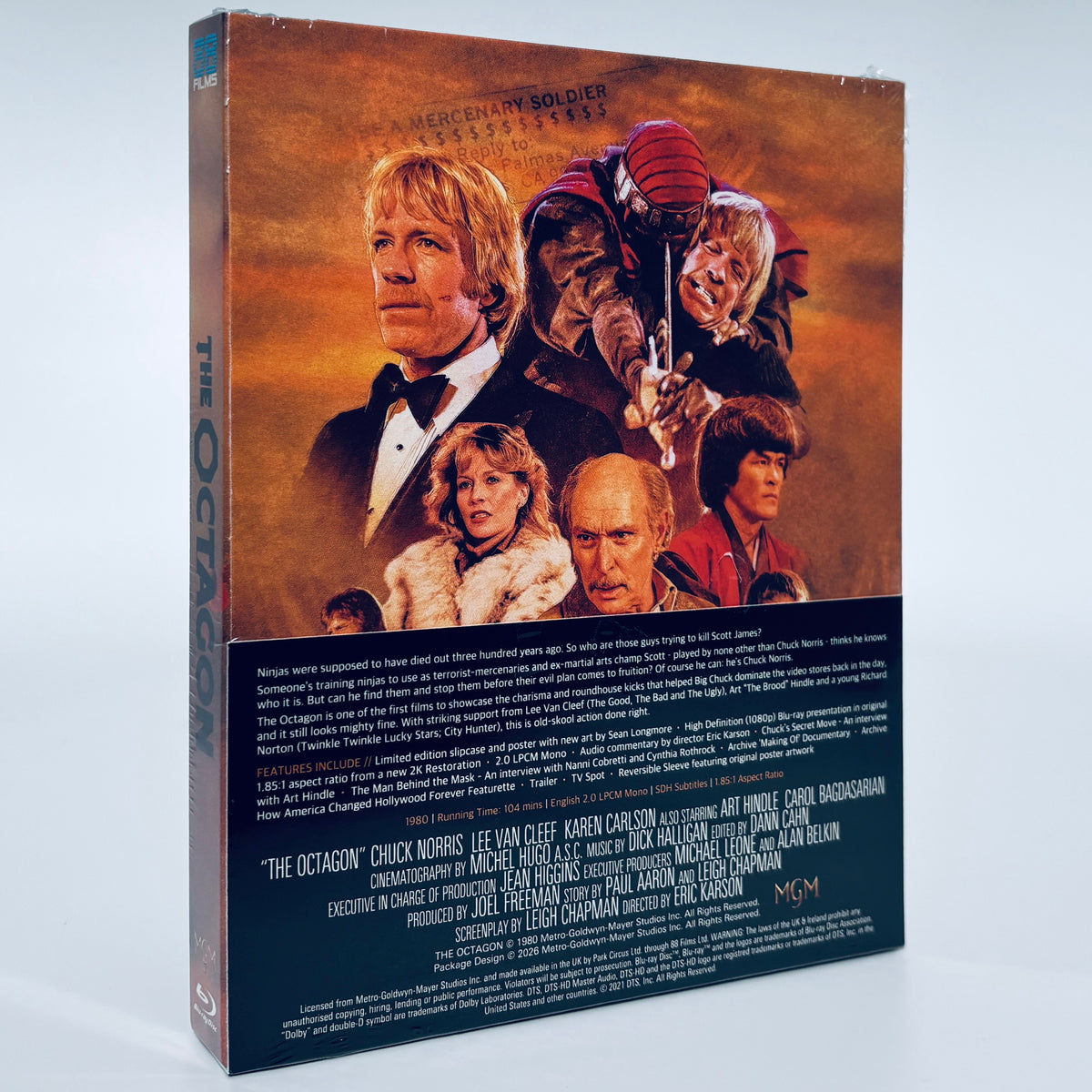 The Octagon Blu-ray 1980 88 Films Chuck Norris Ninja Lee Van Cleef Tadashi Yamashita Richard Norton