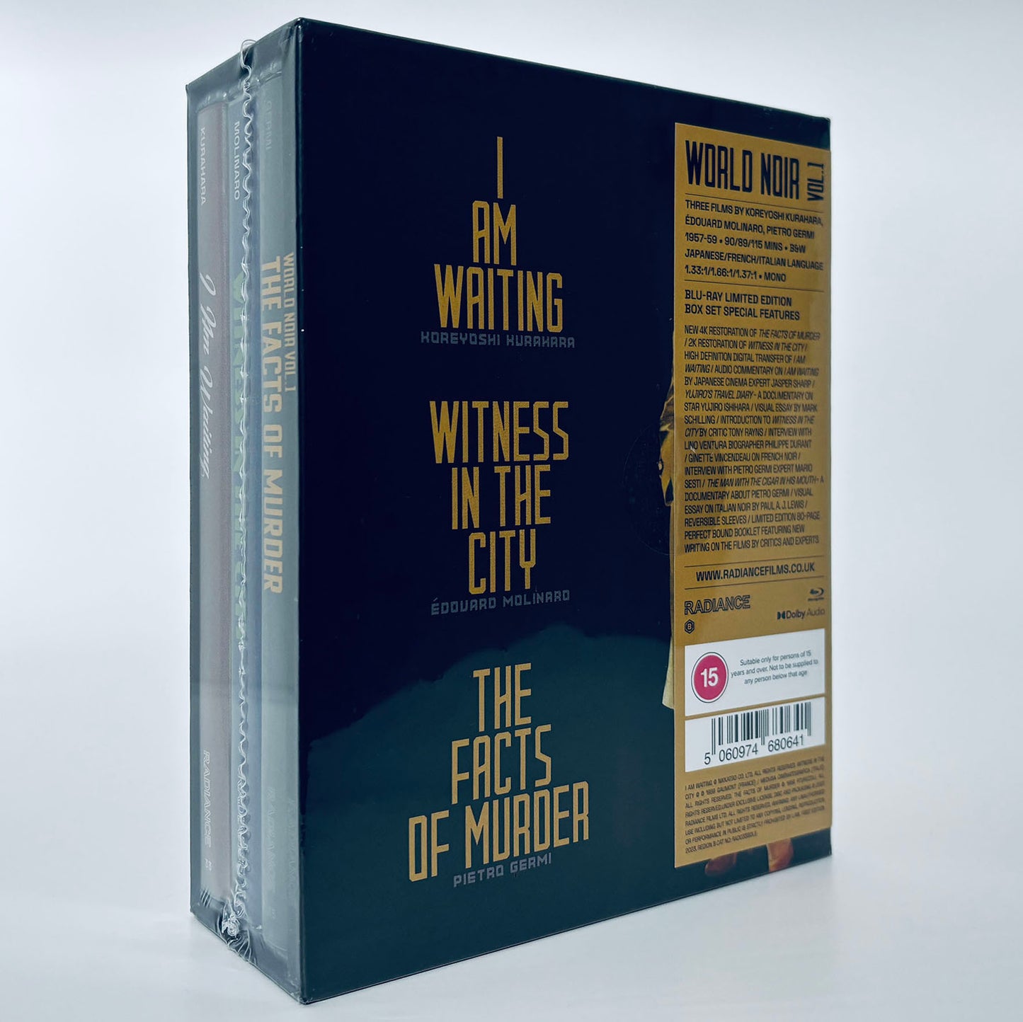 World Noir Vol 1 I Am Waiting Witness in the City Facts of Murder Volume One I Blu-ray Radiance
