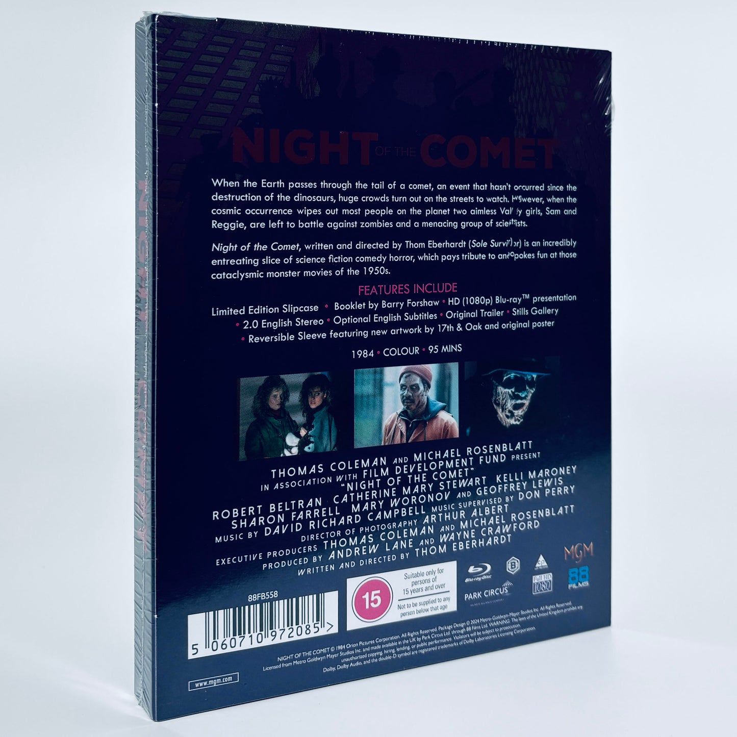 Night of the Comet 1984 Limited Slipcase Region B Blu-ray 88 Films UK
