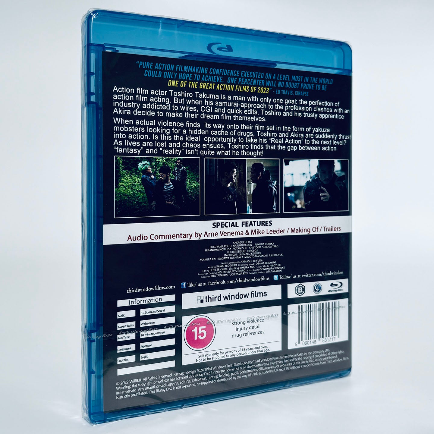 One Percenter Tak Sakaguchi 1%er Region B Blu-ray Third Window Films