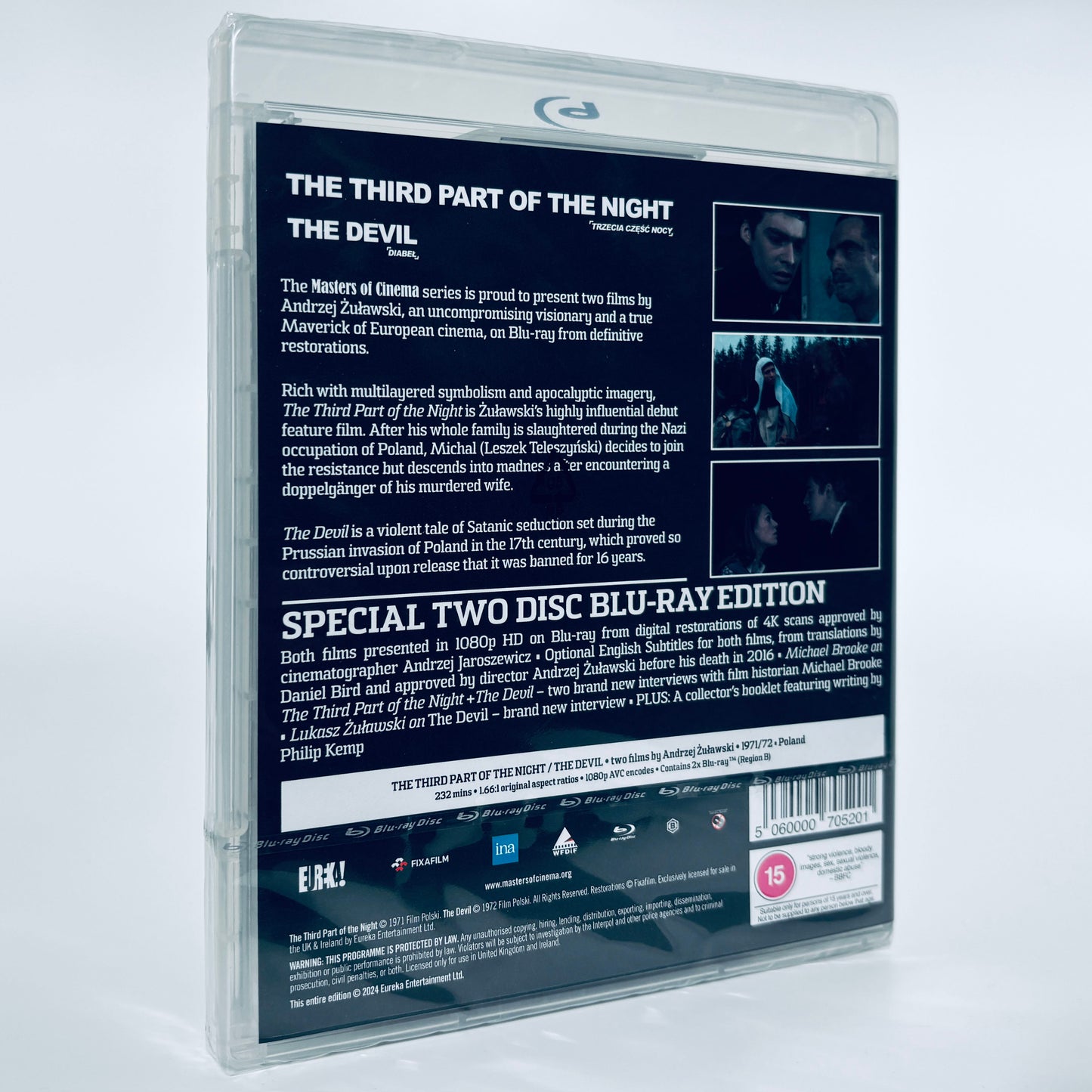 Third Part of the Night and The Devil Andrzej Zulawski 2-Disc Blu-ray Eureka UK