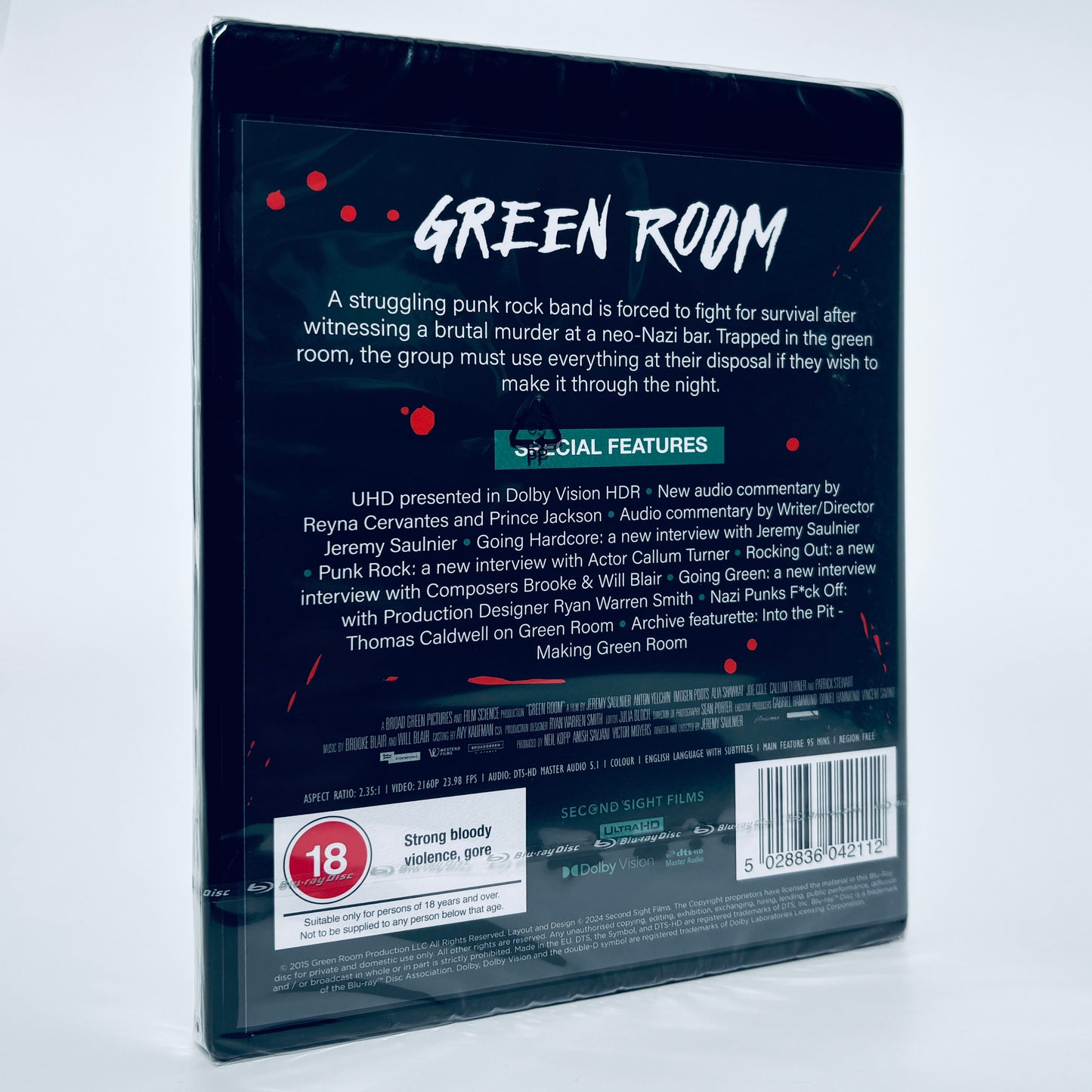 Green Room 4K Ultra HD Second Sight Standard Edition Blu-ray