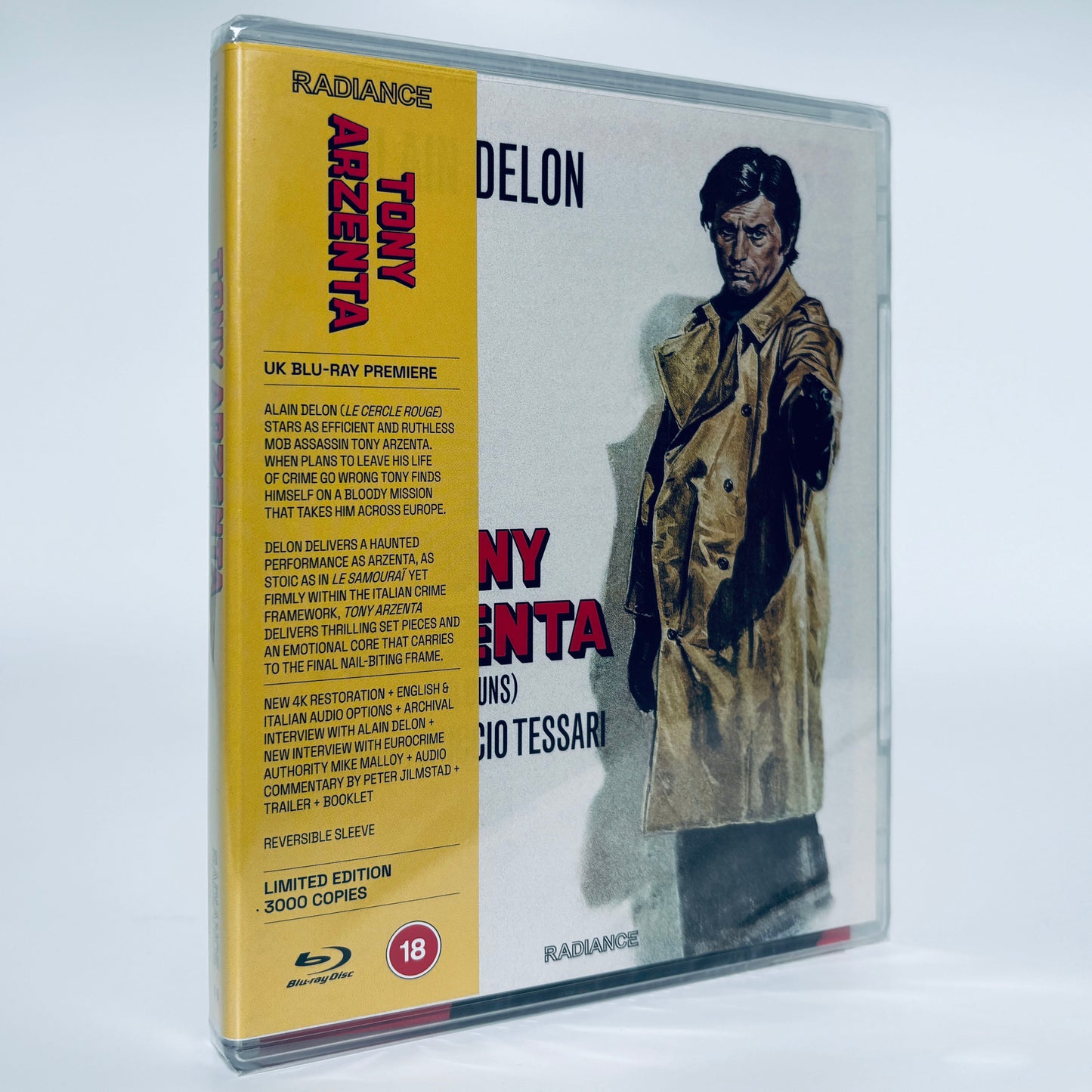 Tony Arzenta Alain Delon Big Guns No Way Out Limited Edition Blu-ray Radiance