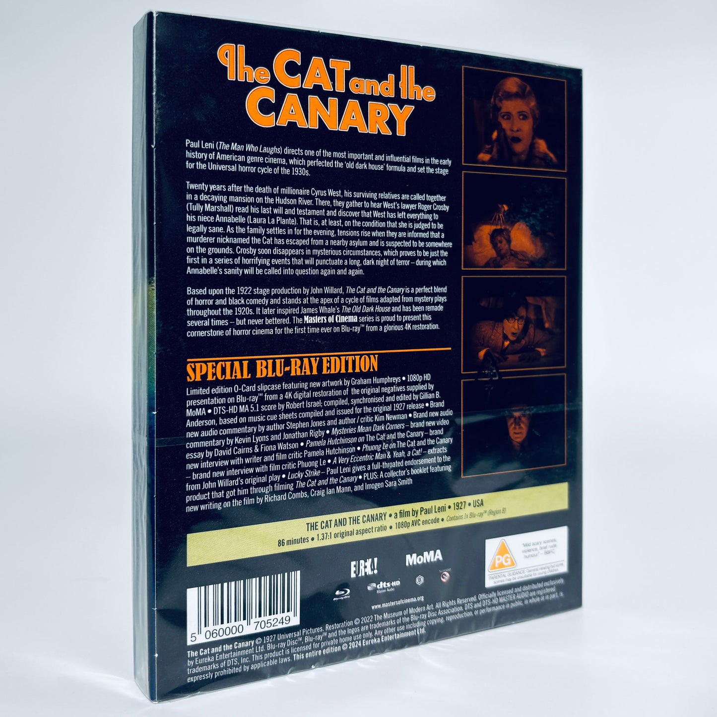 Cat and the Canary 1927 Paul Leni Laura La Plante Blu-ray Eureka
