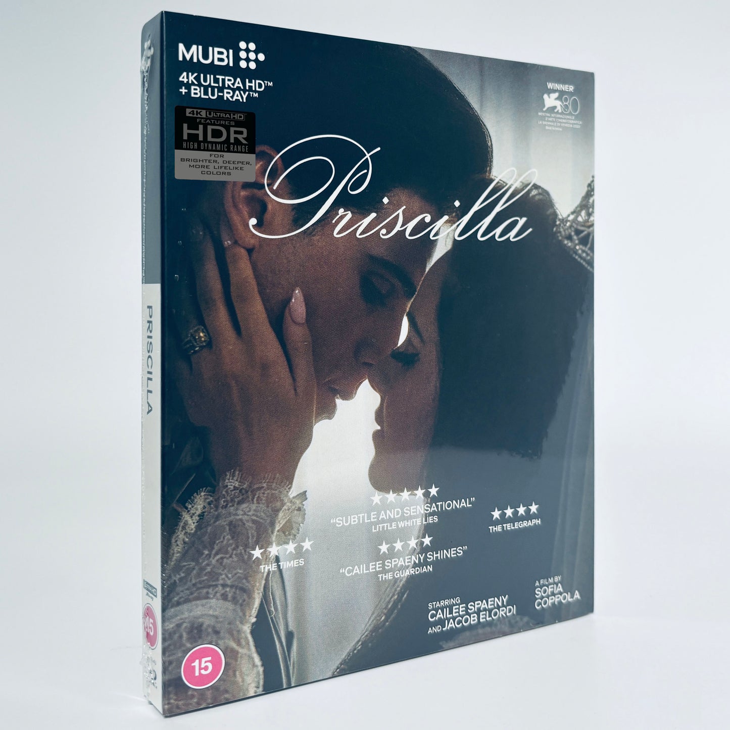 Priscilla 4K Ultra HD Blu-ray Sofia Coppola Elvis Cailee Spaeny UHD Mubi