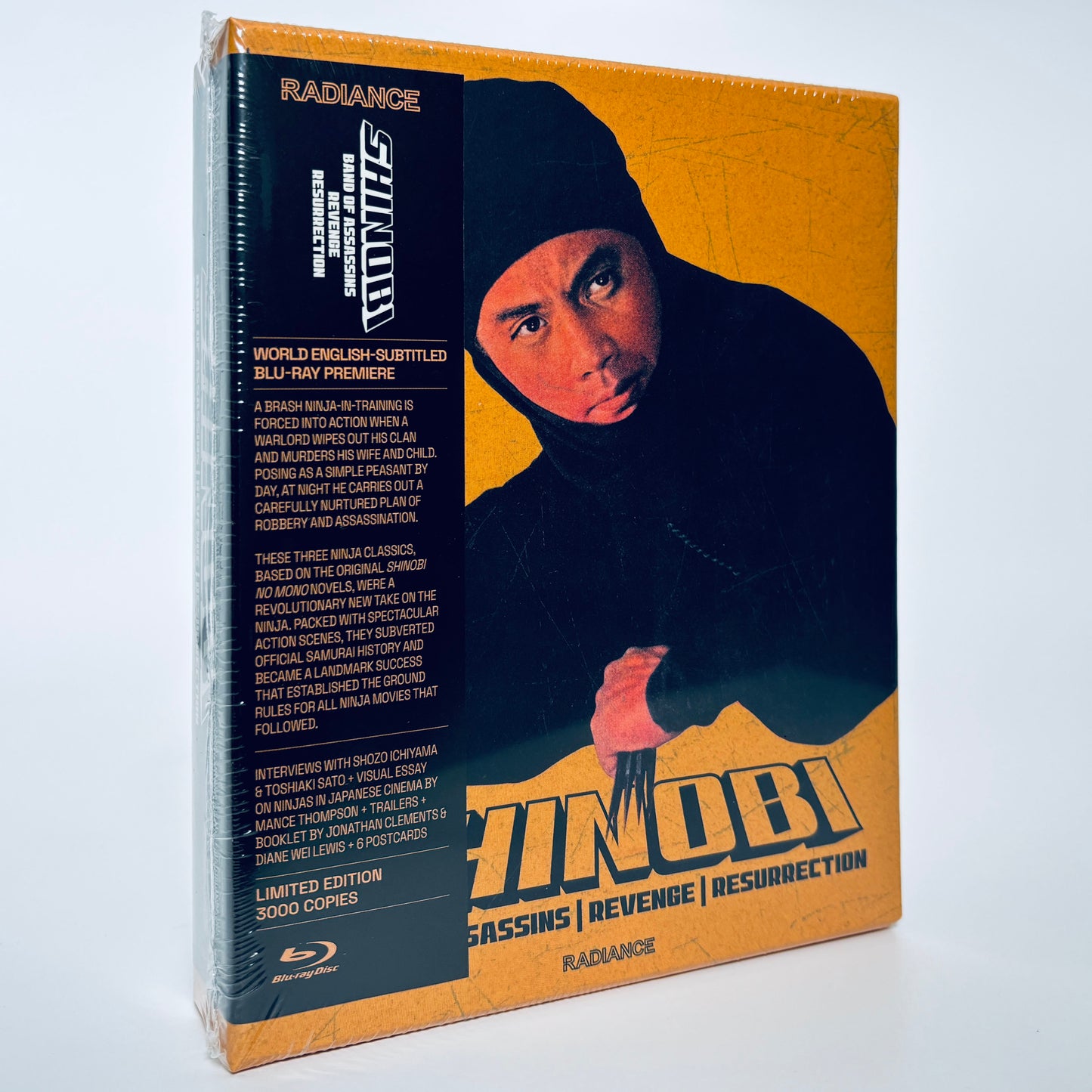 Shinobi Blu-ray Raizo Ichikawa Tomisaburo Wakayama Satsuo Yamamoto Radiance Ninja
