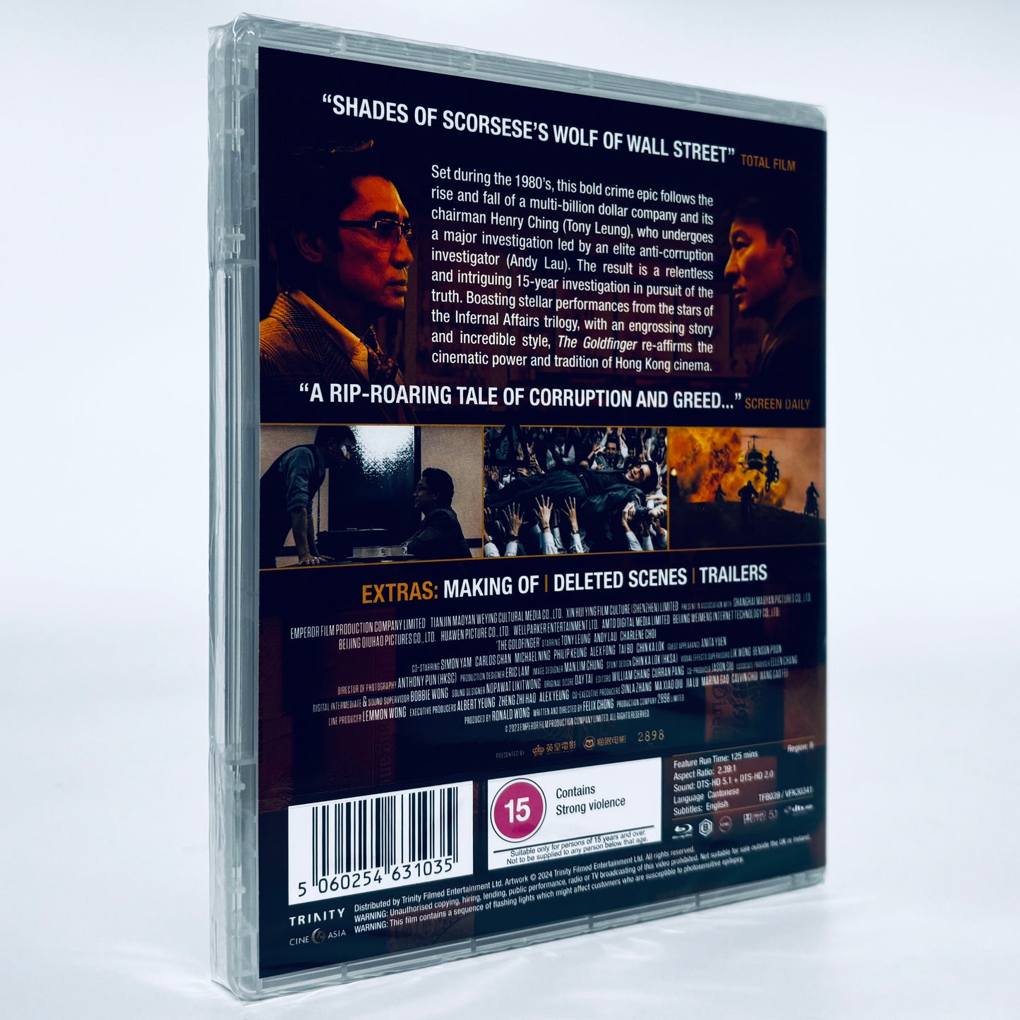 Goldfinger Blu-ray Andy Lau Tony Leung Gold Finger Region B Cine Asia UK