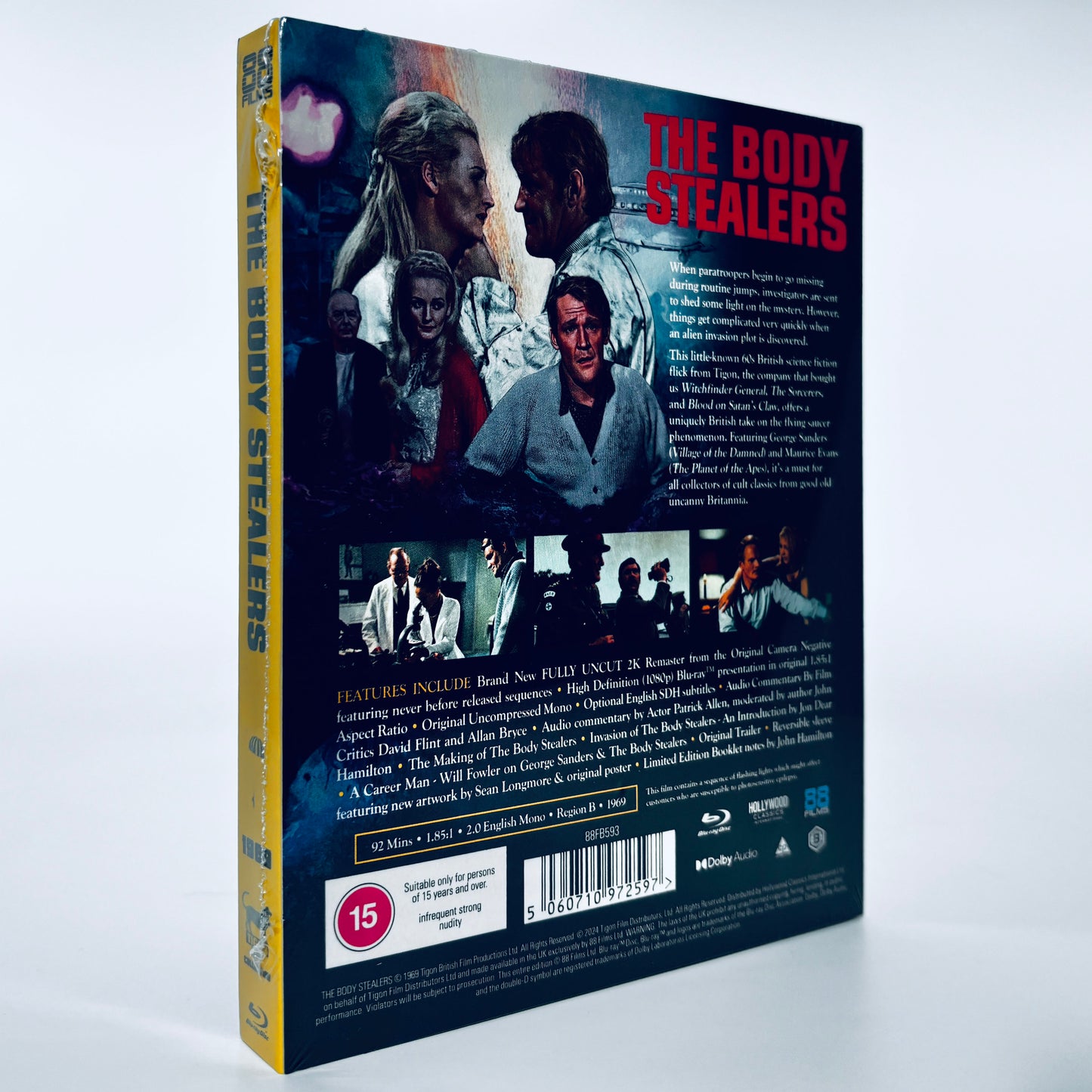 Body Stealers Blu-ray 1969 Region B 88 Films Invasion of the Thin Air Tigon