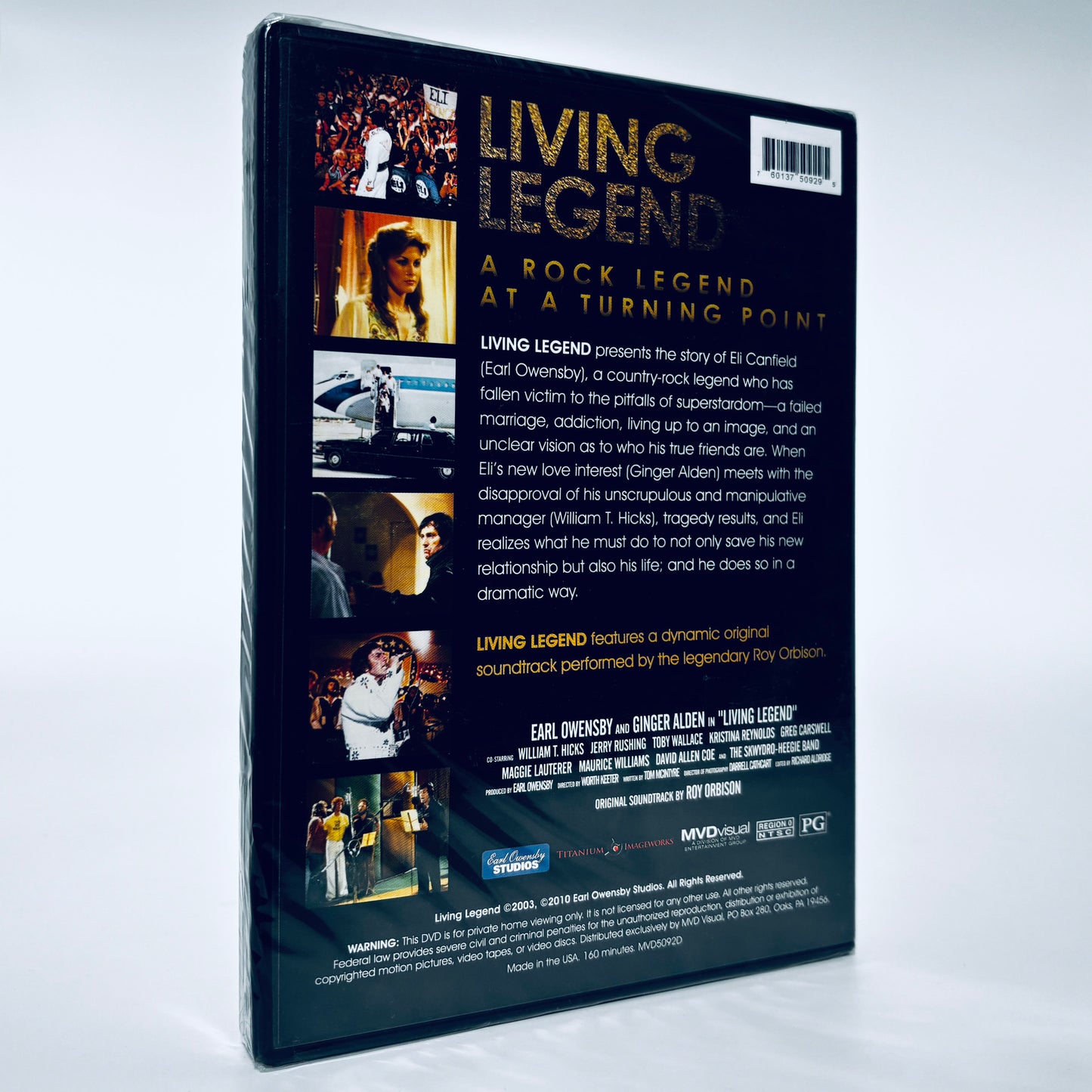 Living Legend Elvis DVD Earl Owensby Ginger Alden Roy Orbison King of Rock Roll